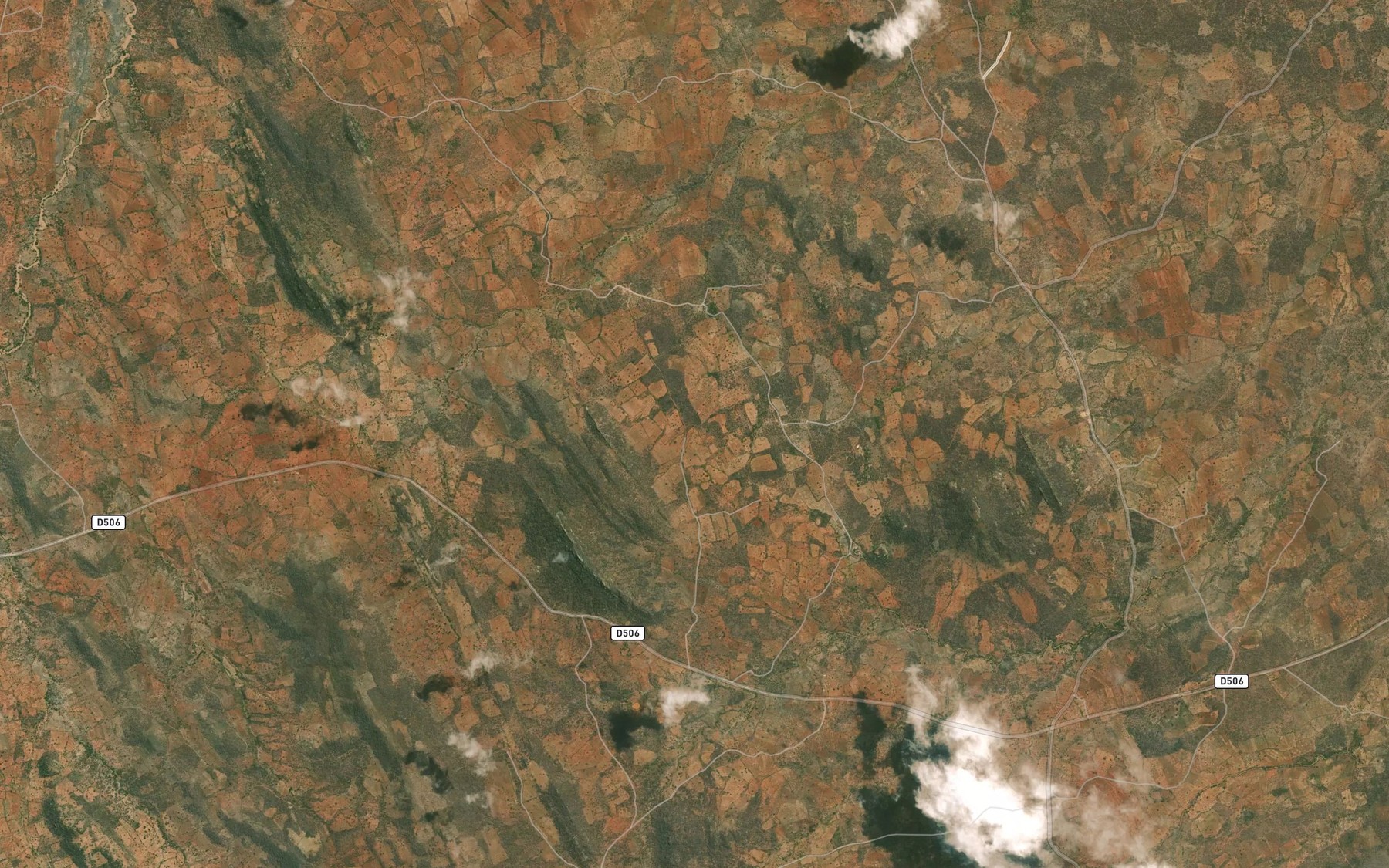Satellite map of the Syevingi Dam