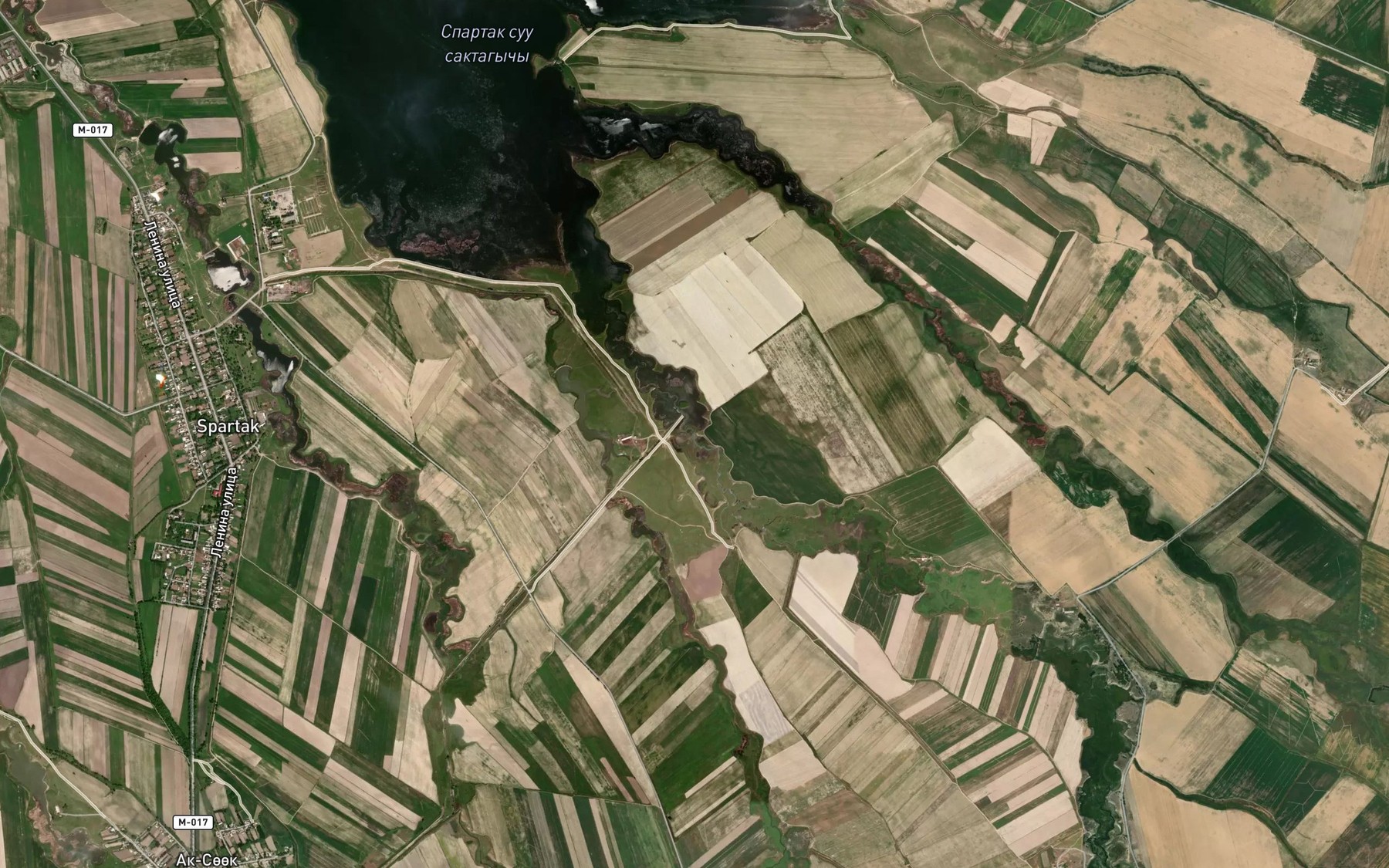 Satellite map of the Sokuluk