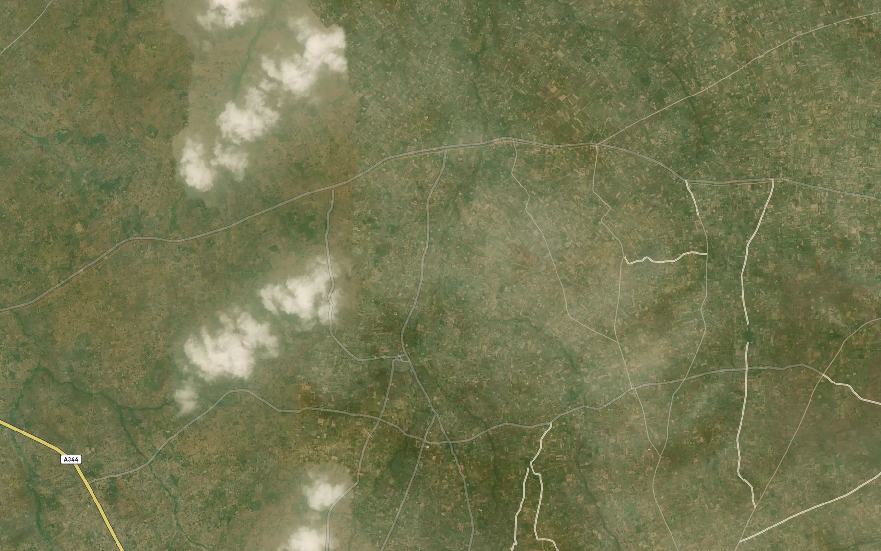 Satellite map of the River Suanga