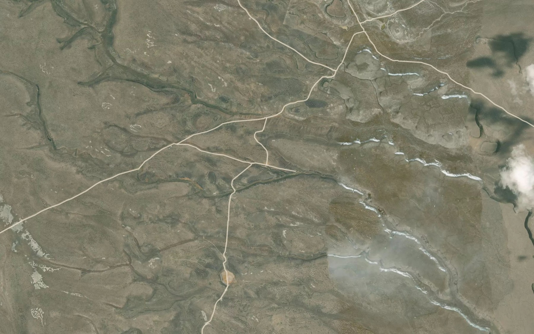 Satellite map of the Buckhorn Spring