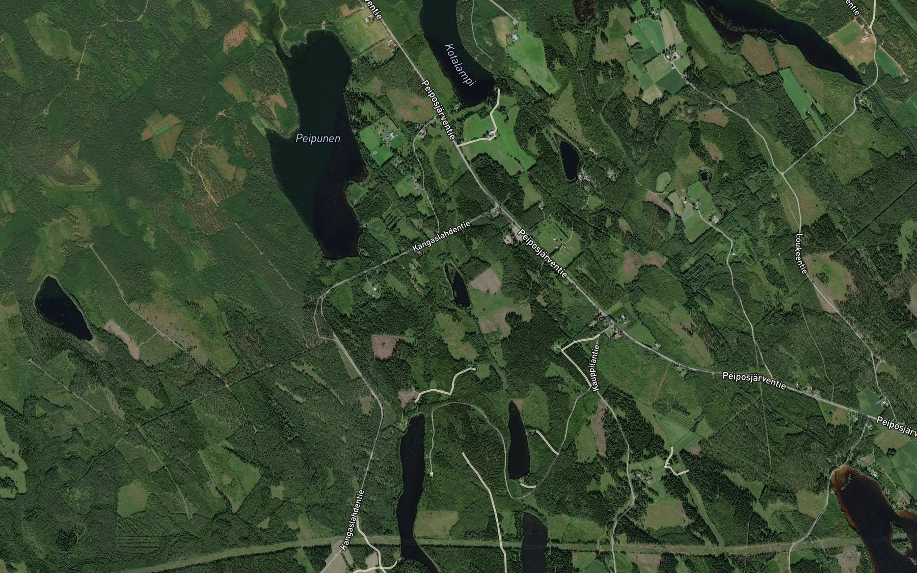 Satellite map of the Kotilampi