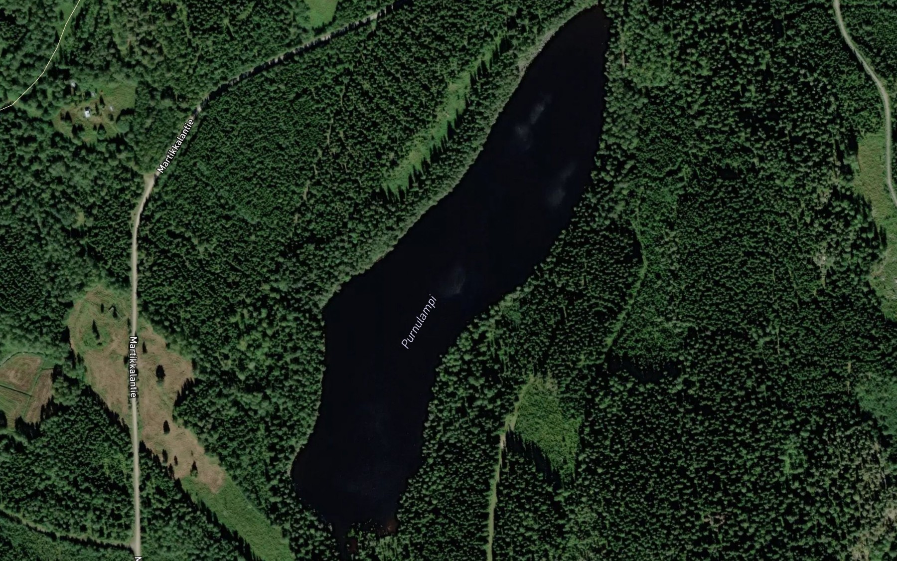 Satellite map of the Purnulampi