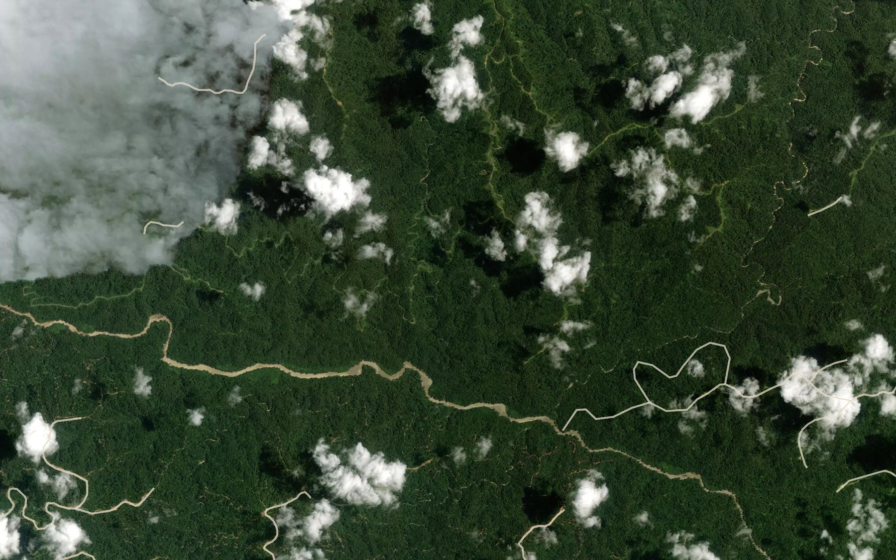 Satellite map of the Sungai Laie