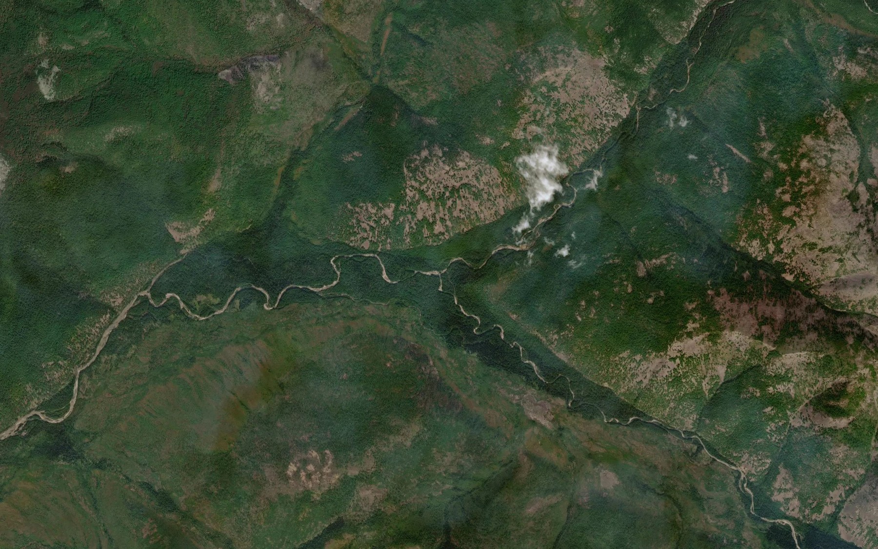 Satellite map of the Yagodnyy