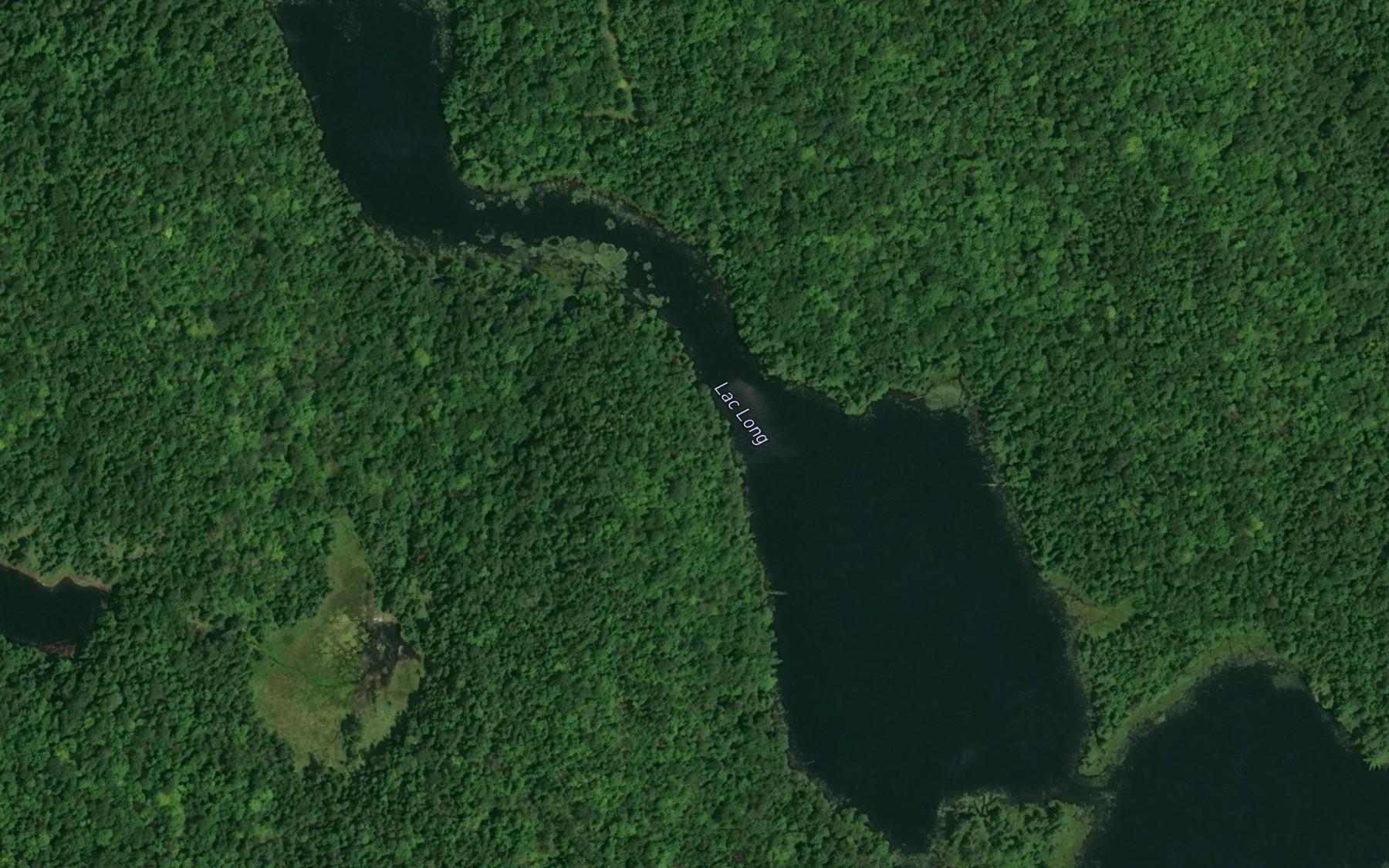 Satellite map of the Lac Long