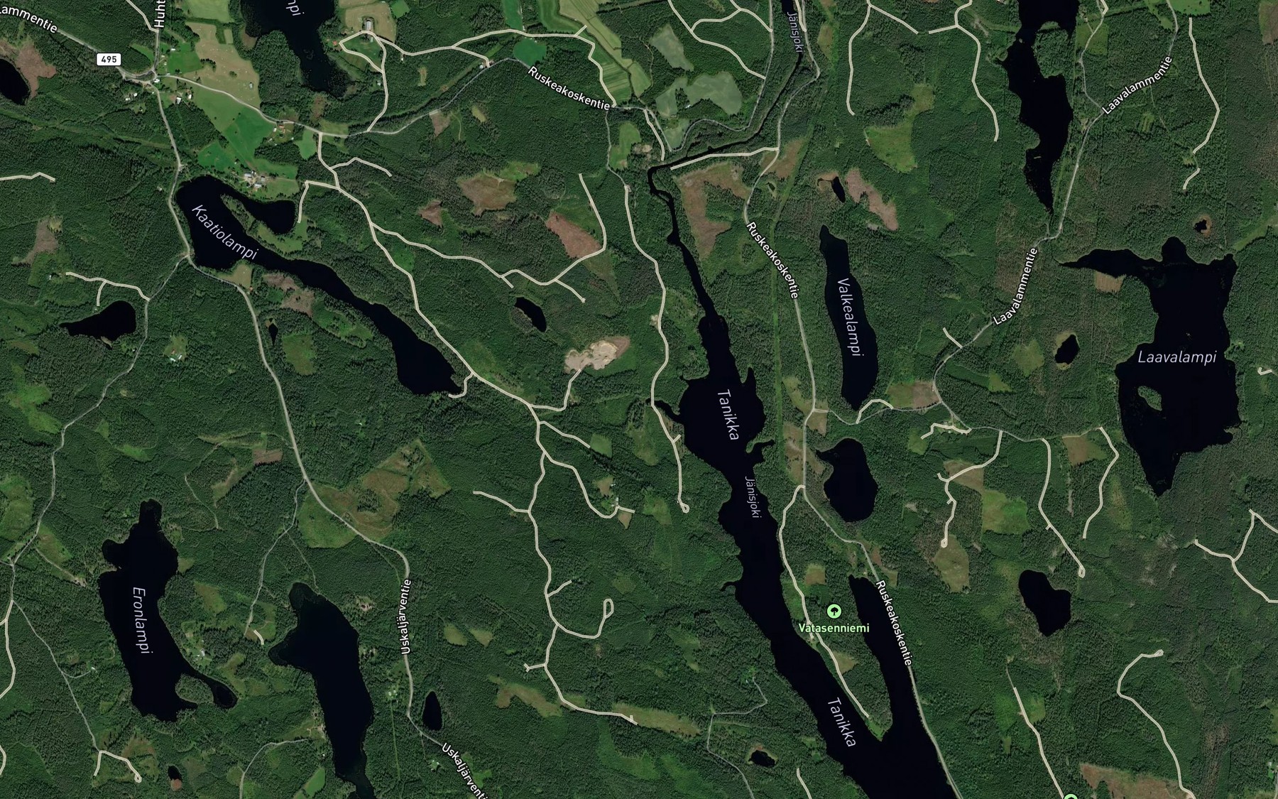 Satellite map of the Kaationpuro