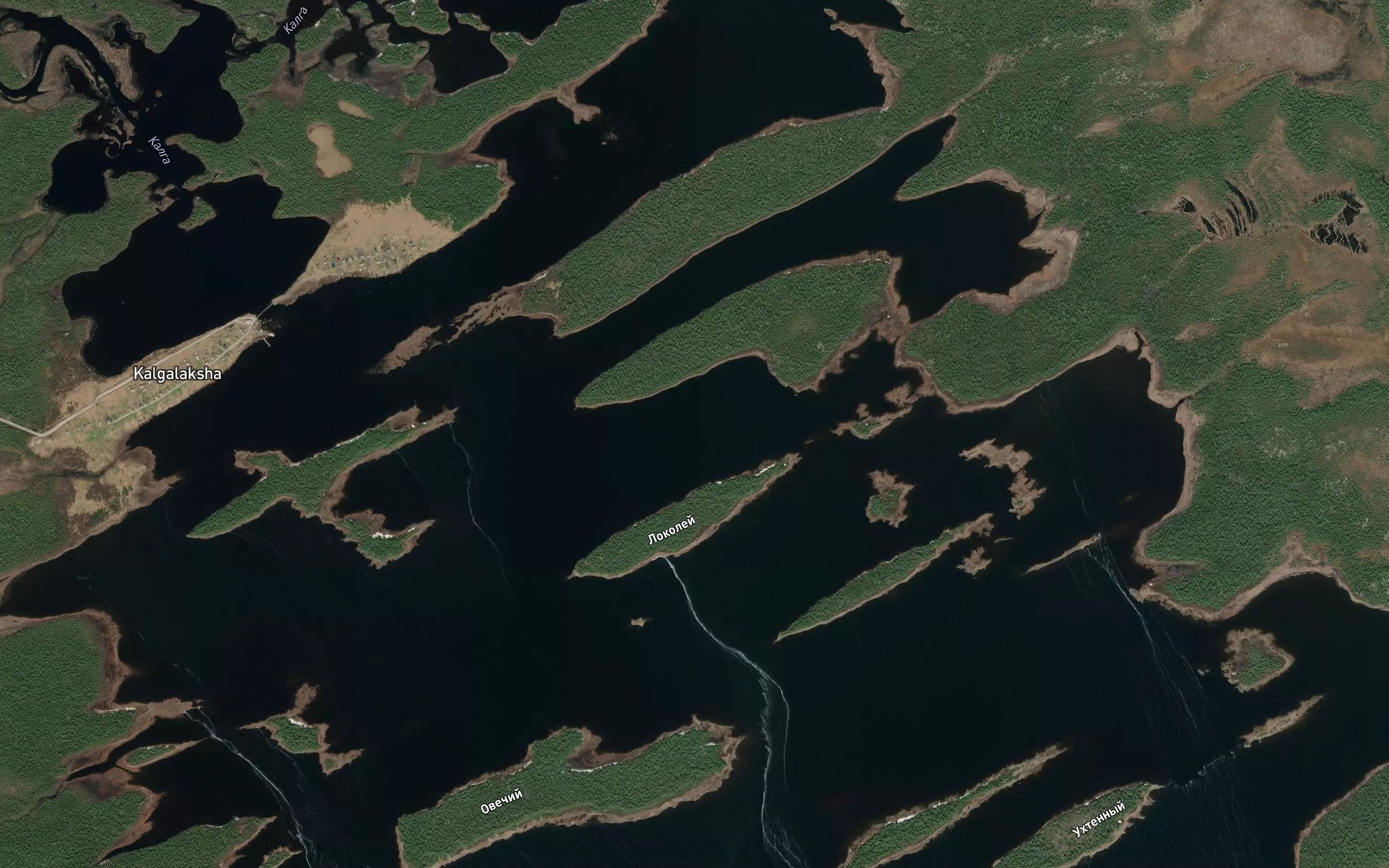 Satellite map of the Guba Mudra