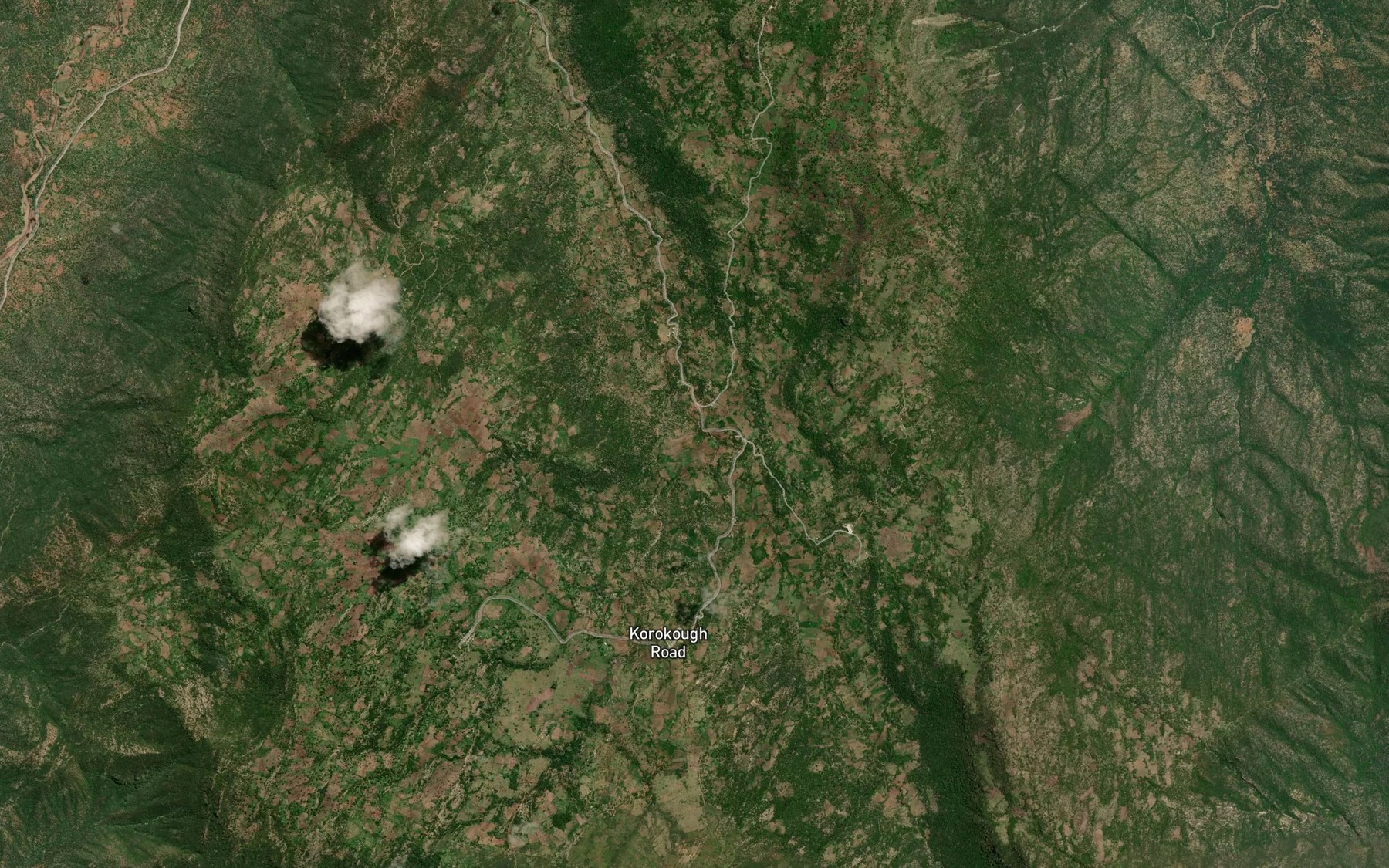 Satellite map of the Kokoten