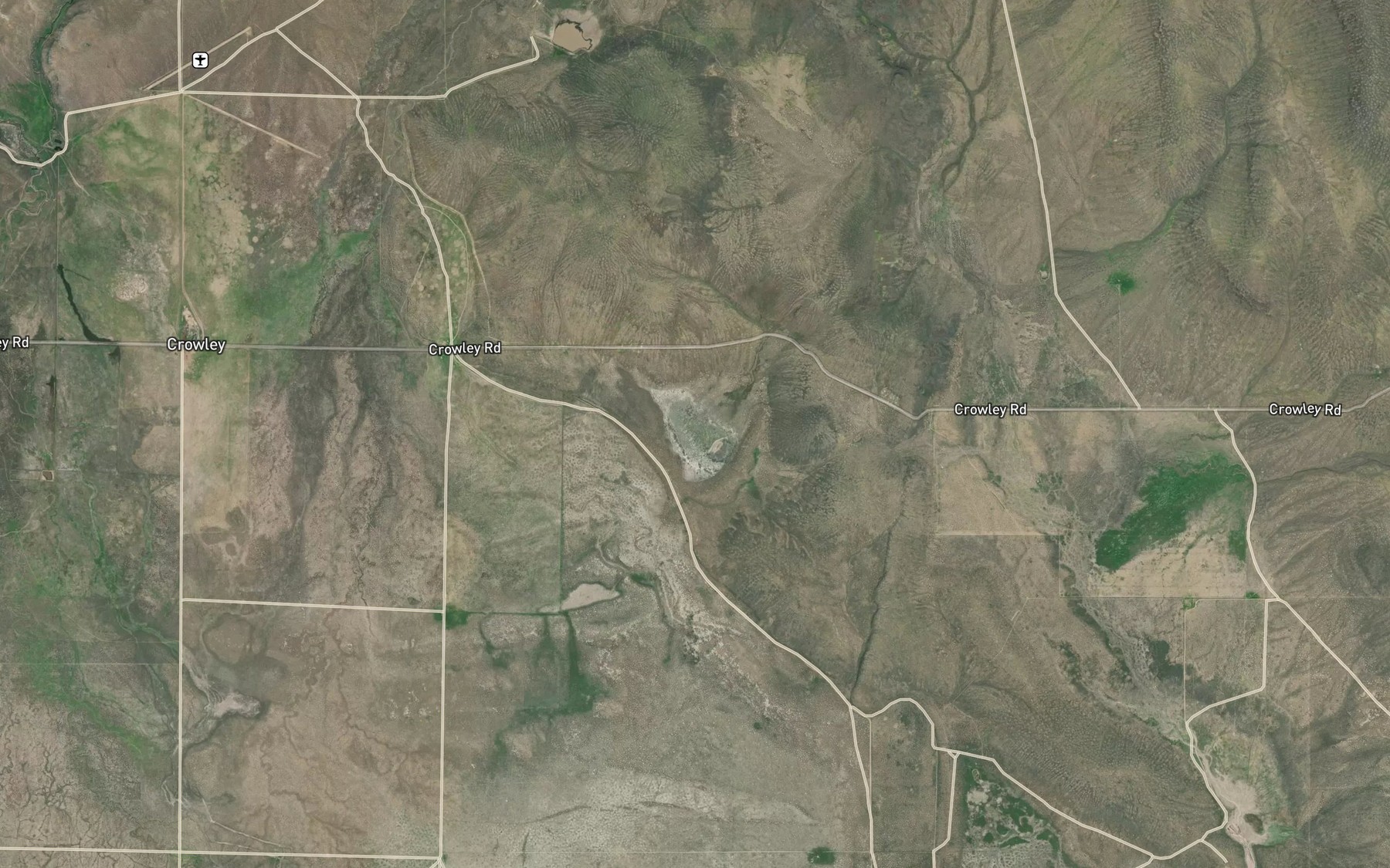 Satellite map of the Tex Martin Lake