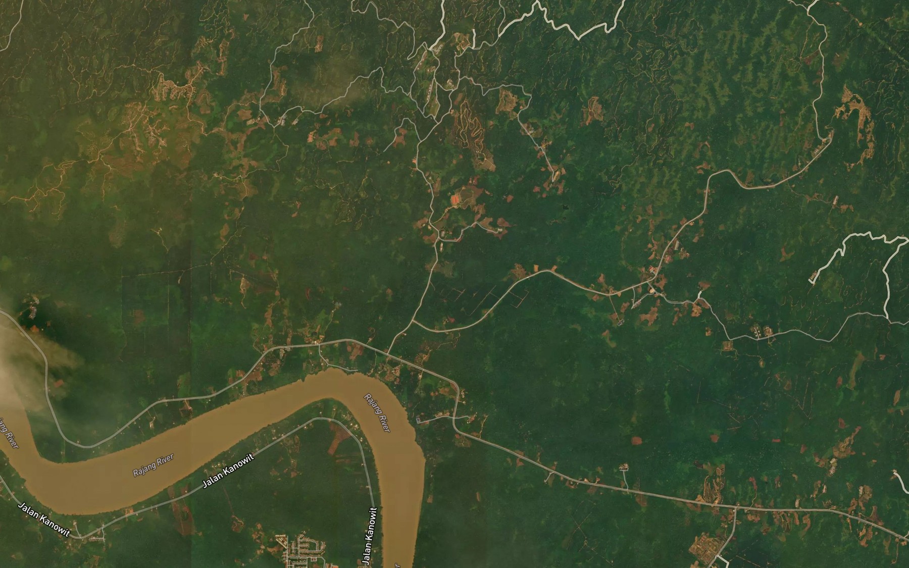 Satellite map of the Sungai Batukah