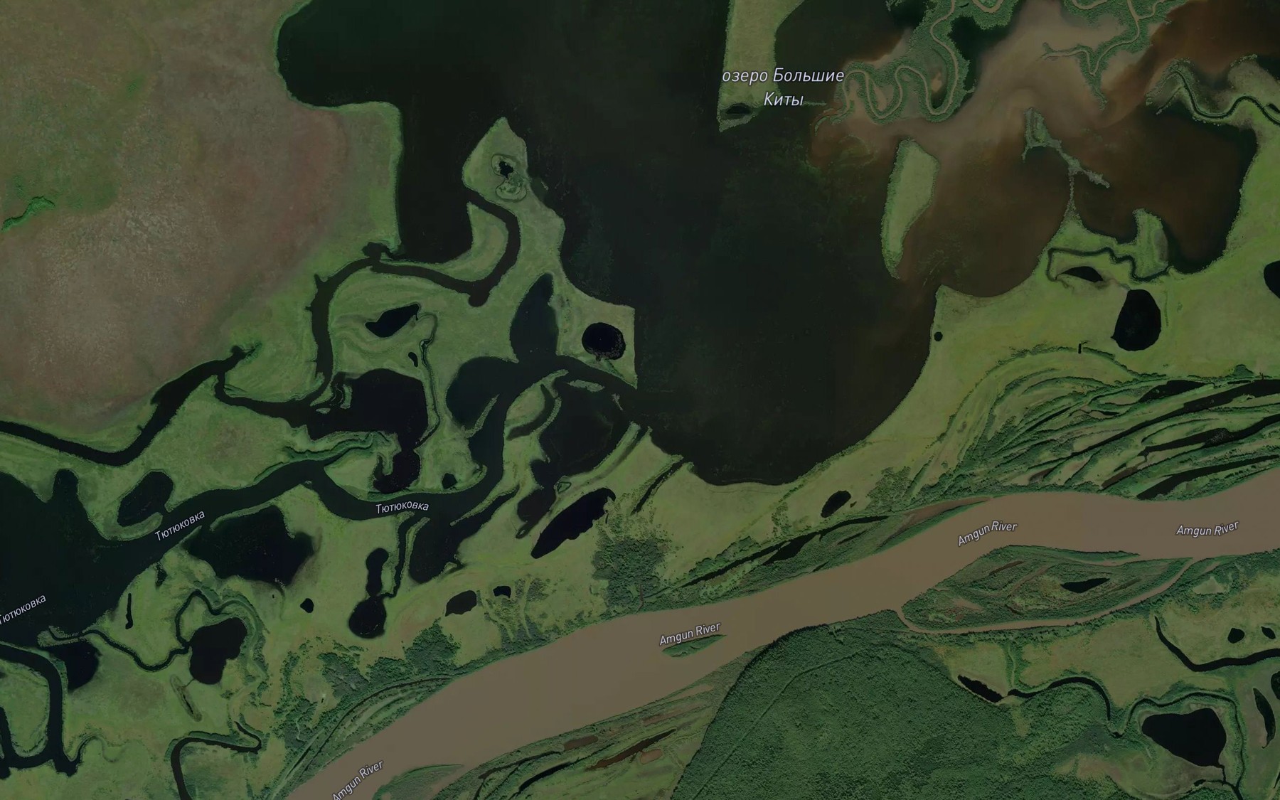 Satellite map of the Tyumyukovka