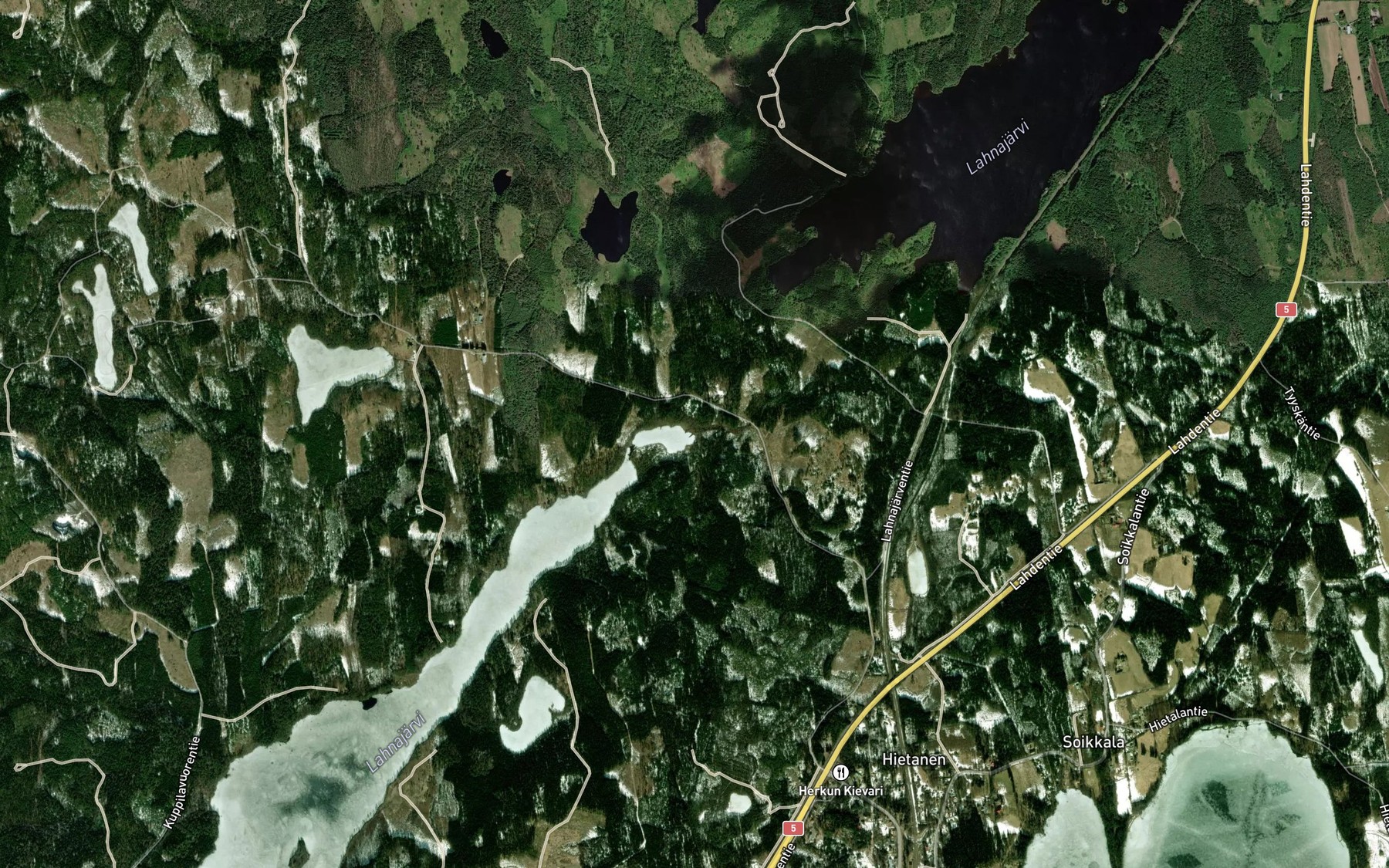 Satellite map of the Myllyoja