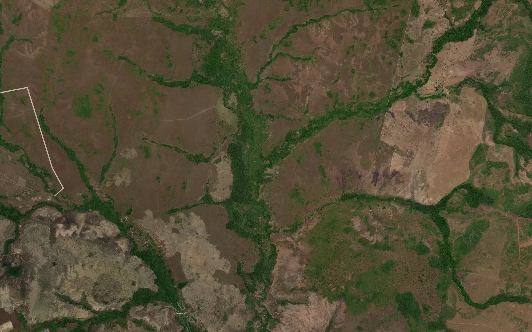 Satellite map of the Corrego Sao Jose