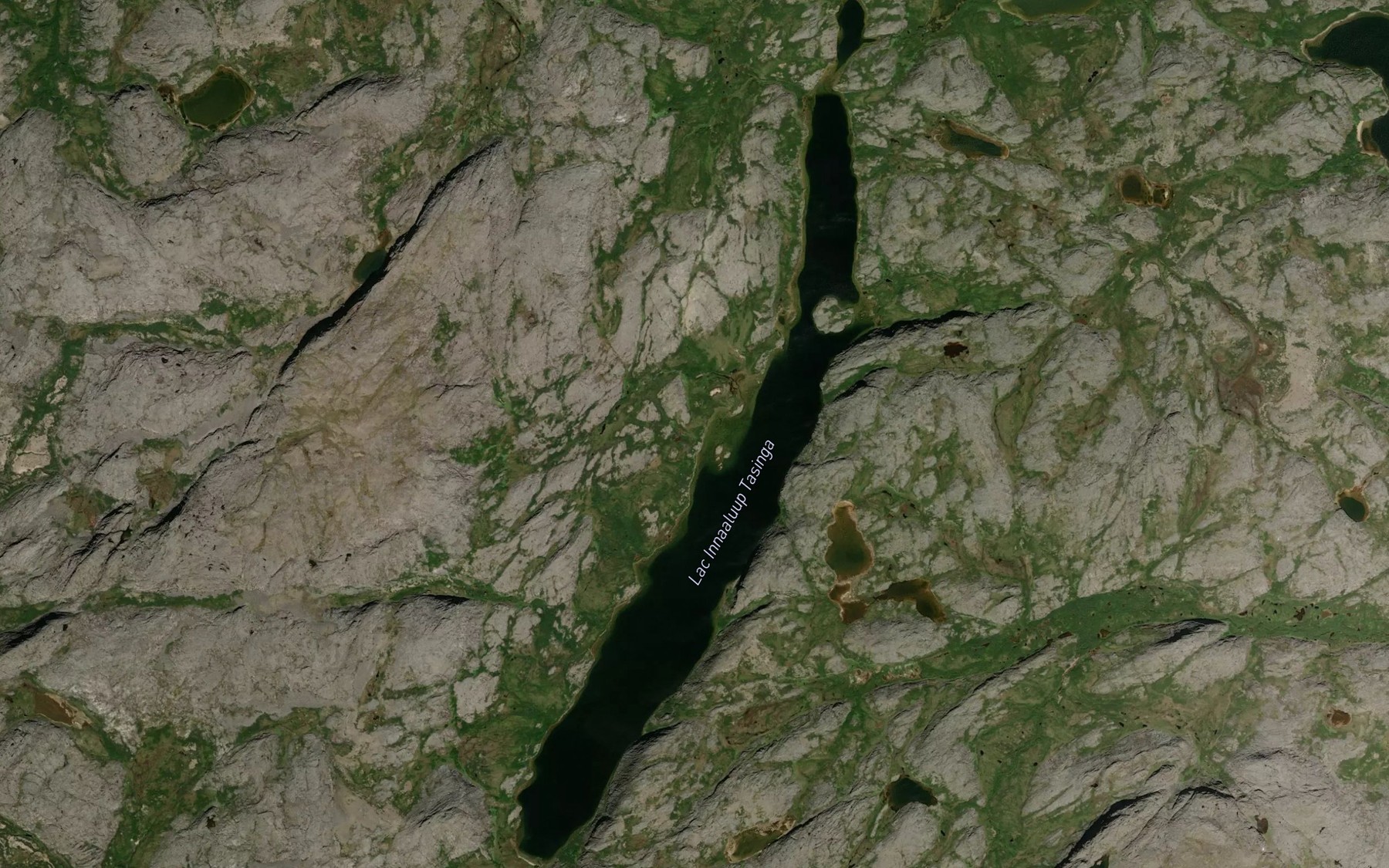 Satellite map of the Lac Innaaluup Tasinga