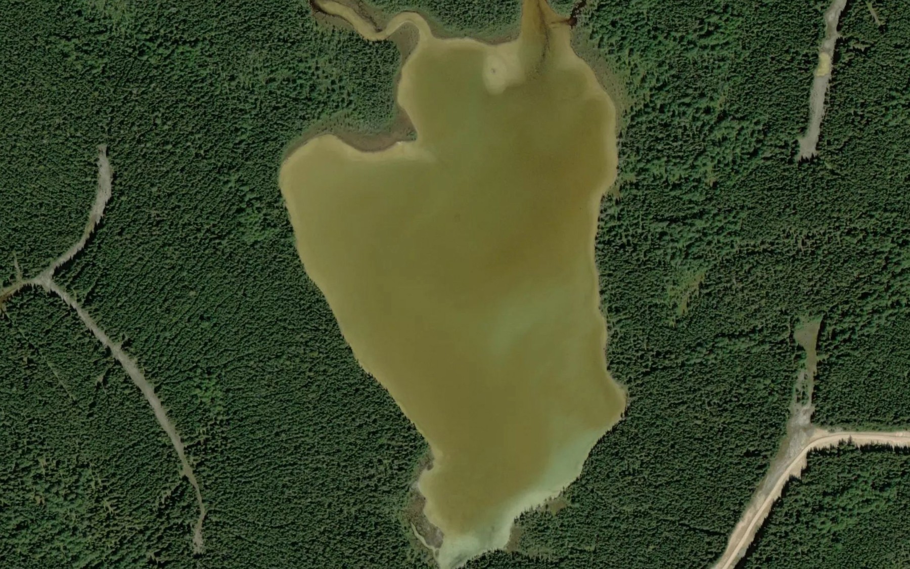 Satellite map of the Etang Briant