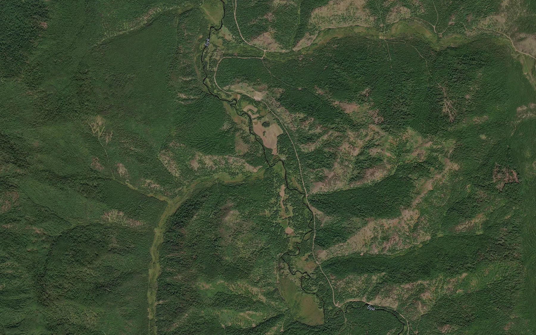 Satellite map of the Fedotkin