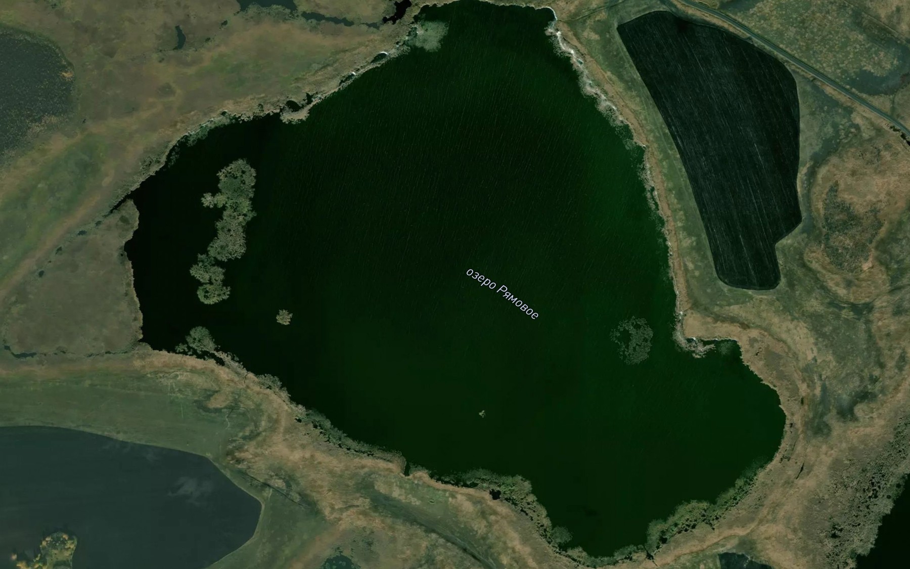 Satellite map of the Ozero Ryamovoye