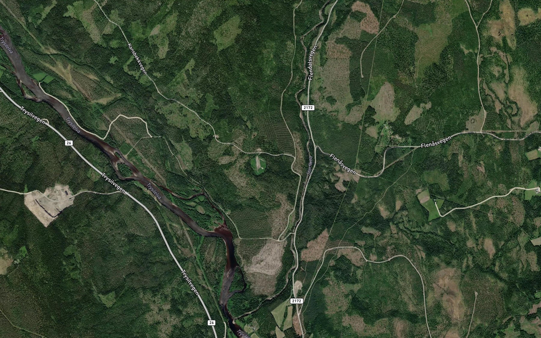 Satellite map of the Hemste diket