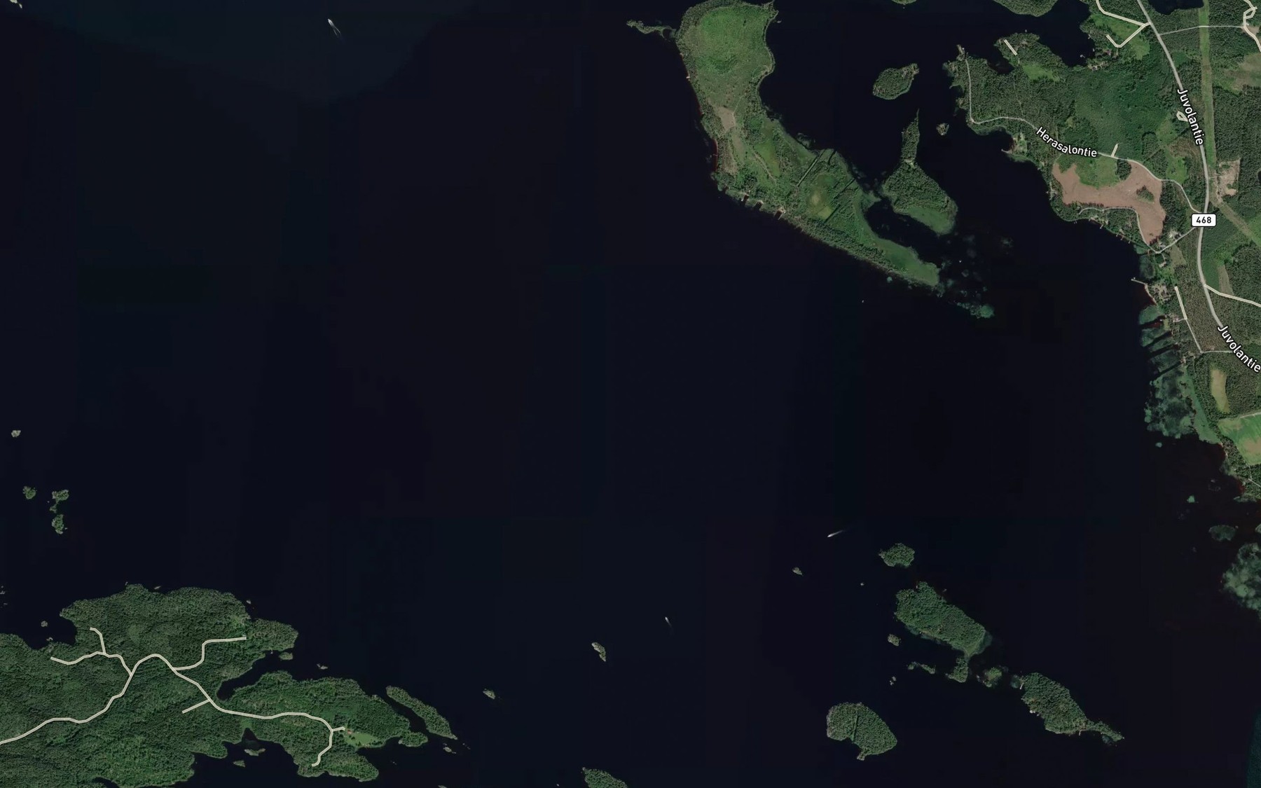 Satellite map of the Pieni Haukivesi