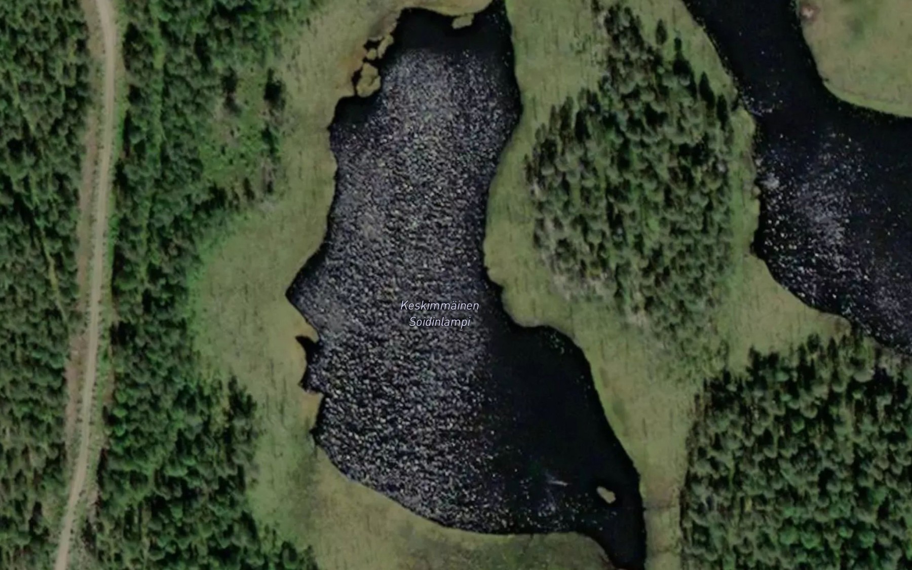 Satellite map of the Keskimmainen Soidinlampi