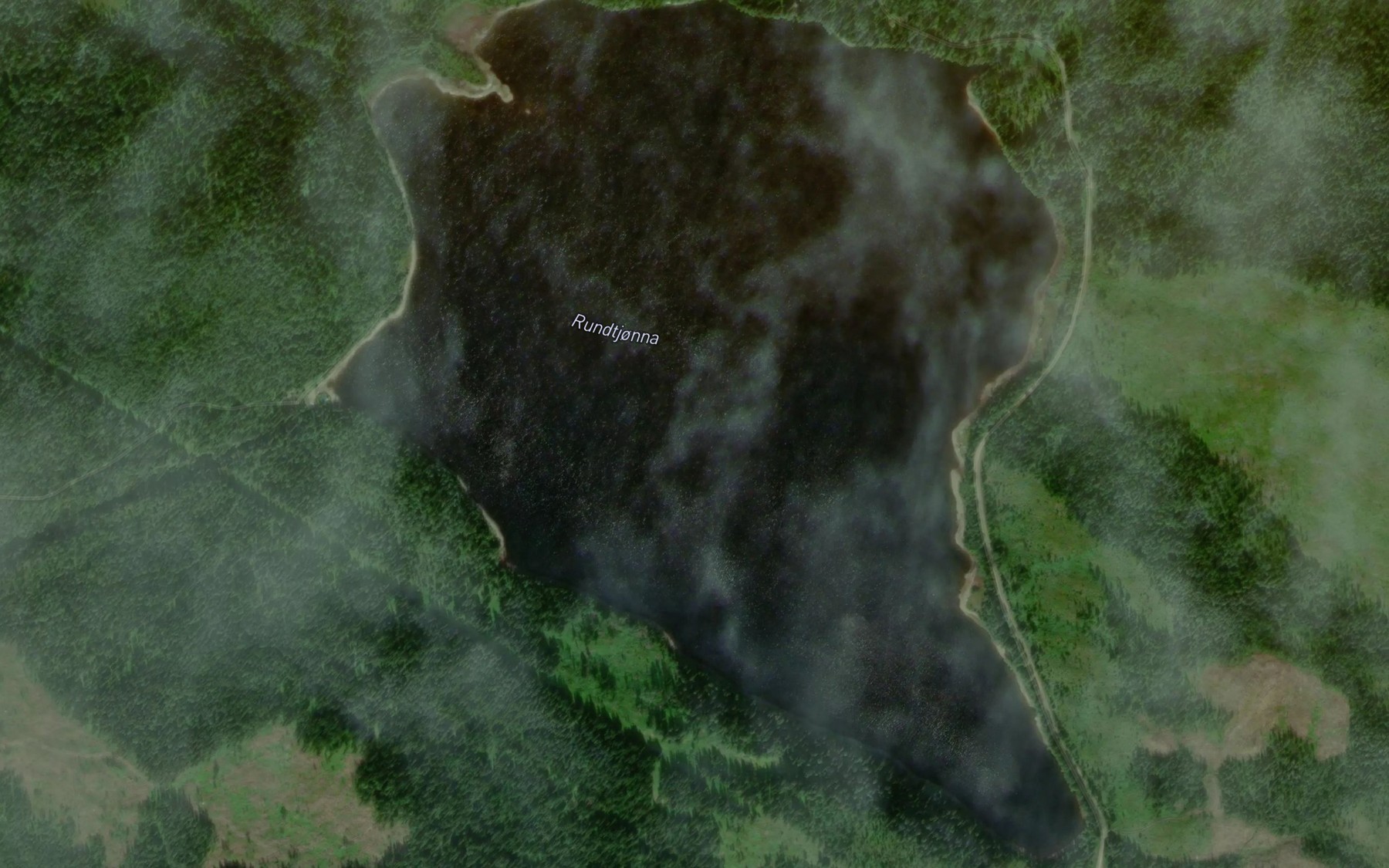 Satellite map of the Rundtjonna