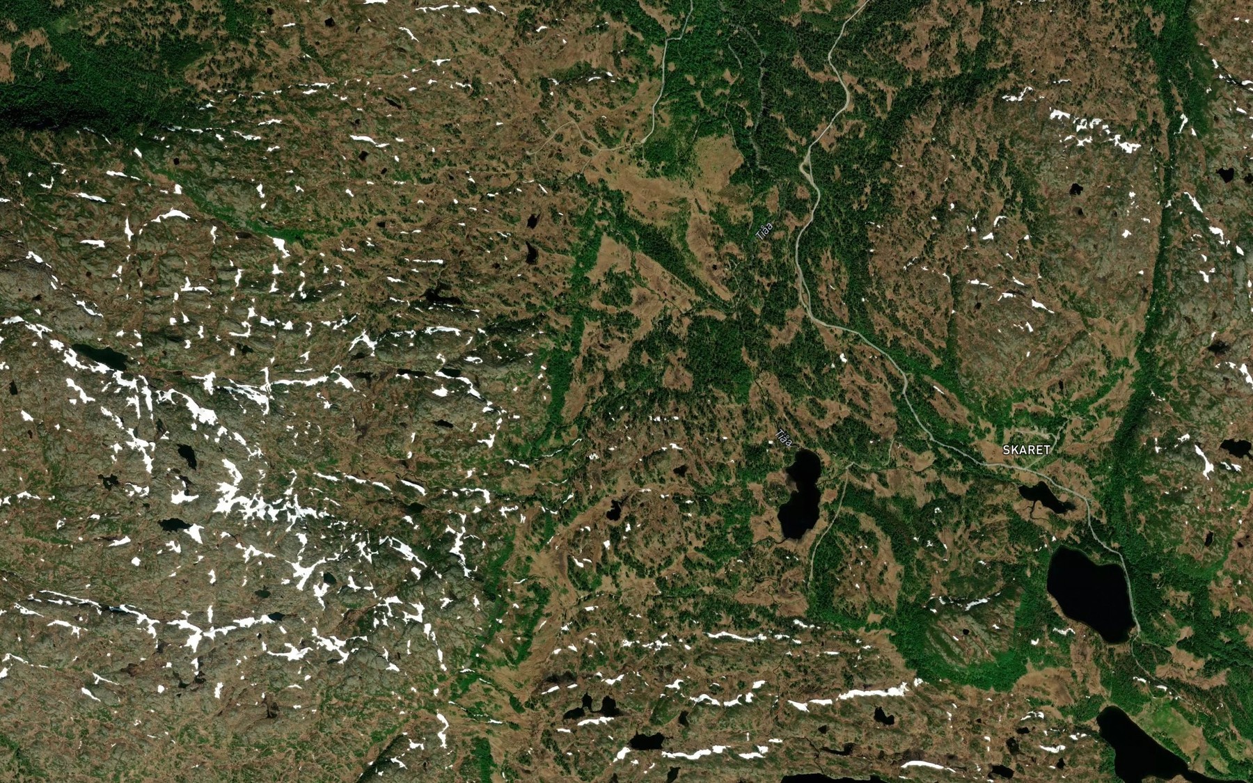 Satellite map of the Seterbekken