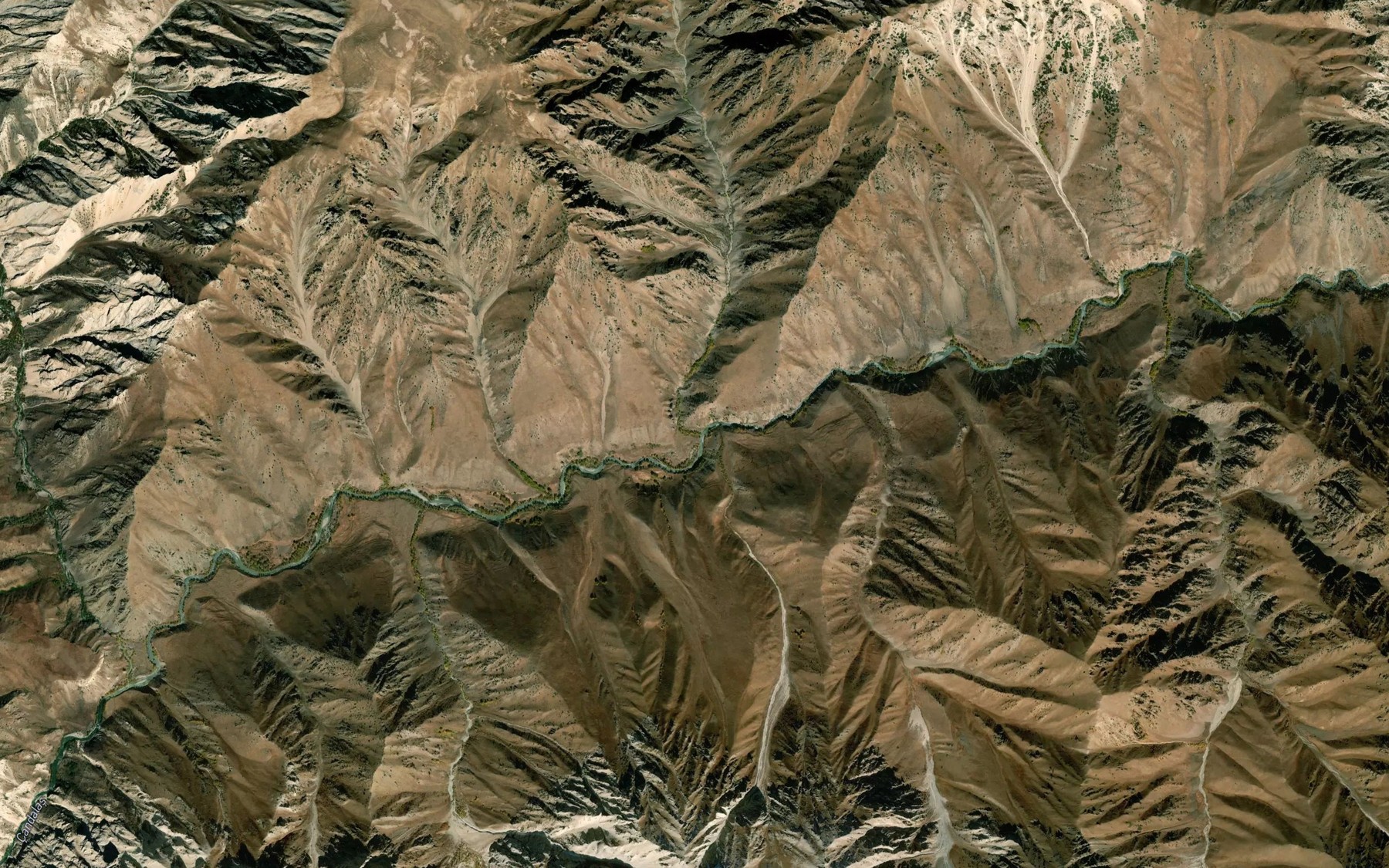 Satellite map of the Kichi-Sandyk