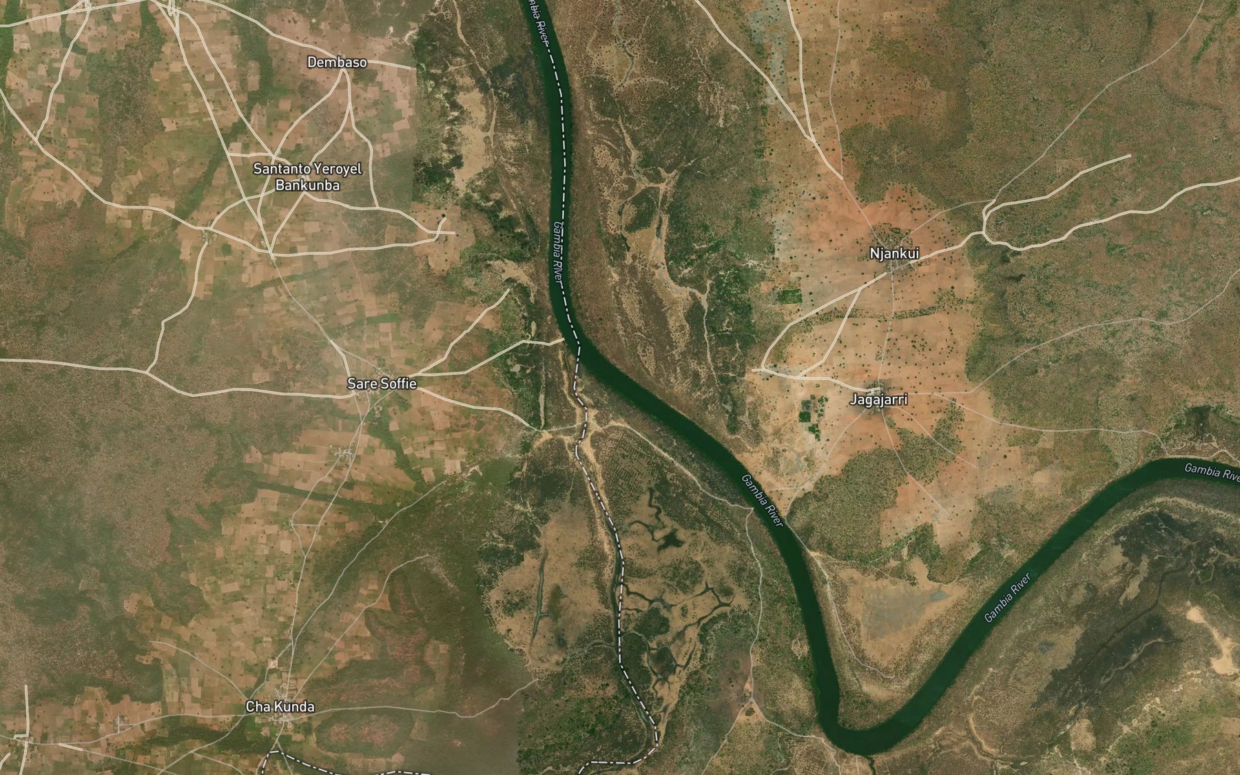 Satellite map of the Santanto Bolon