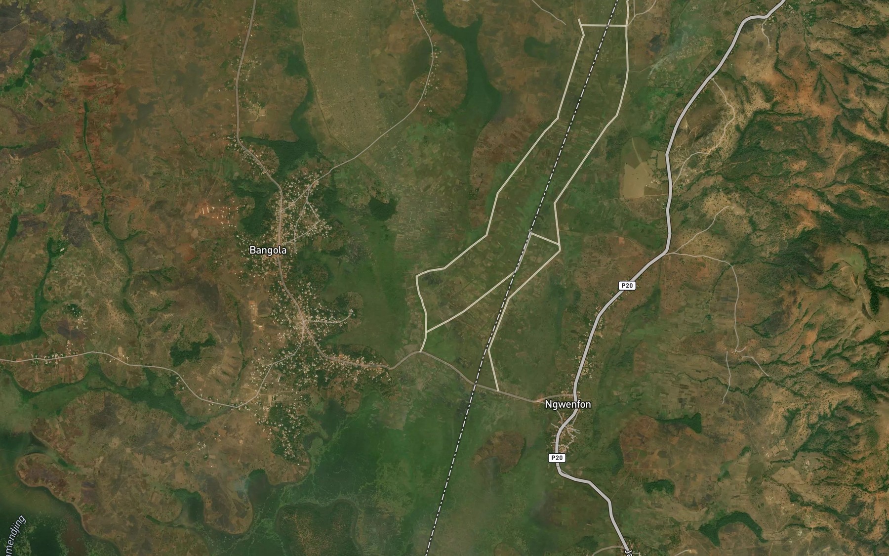 Satellite map of the Massemba