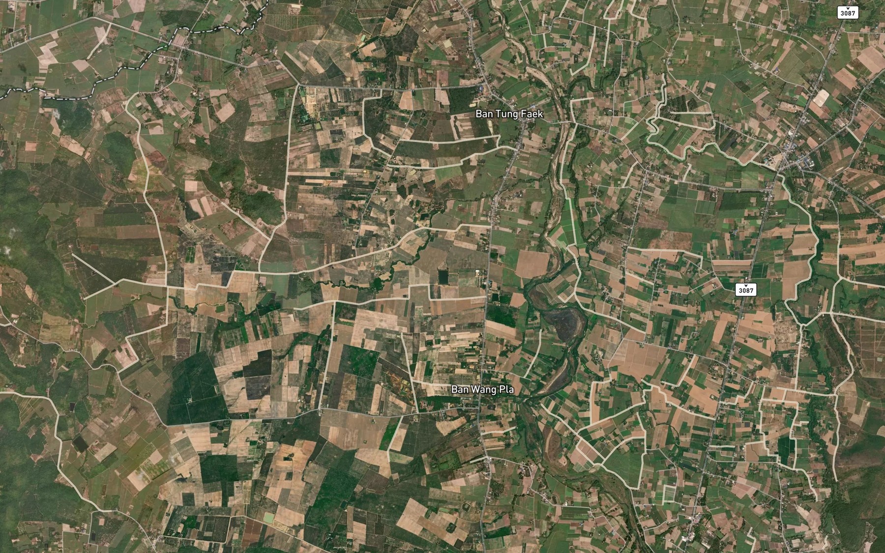 Satellite map of the Sa Nam Ban Wang Pla