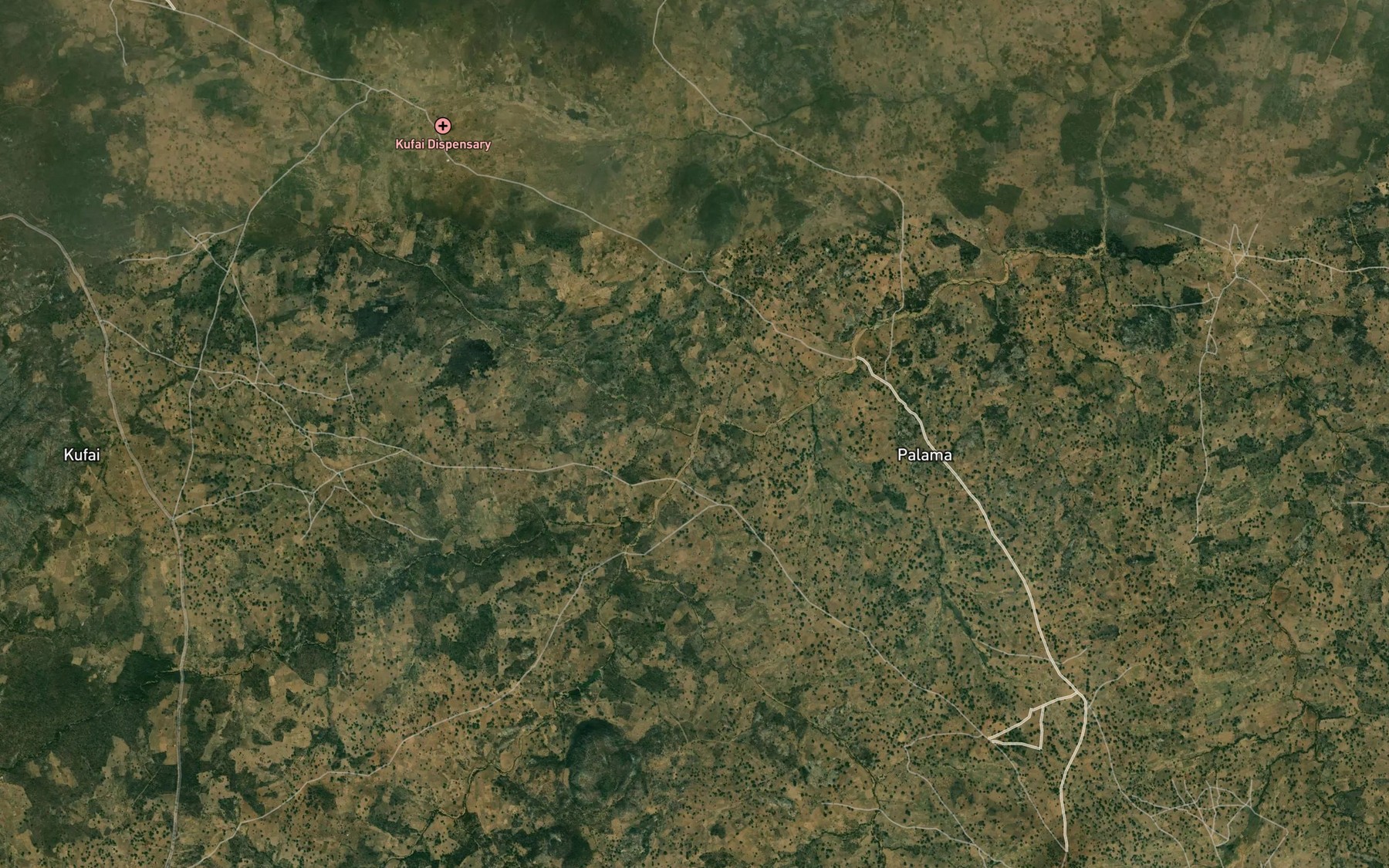Satellite map of the River Gaga
