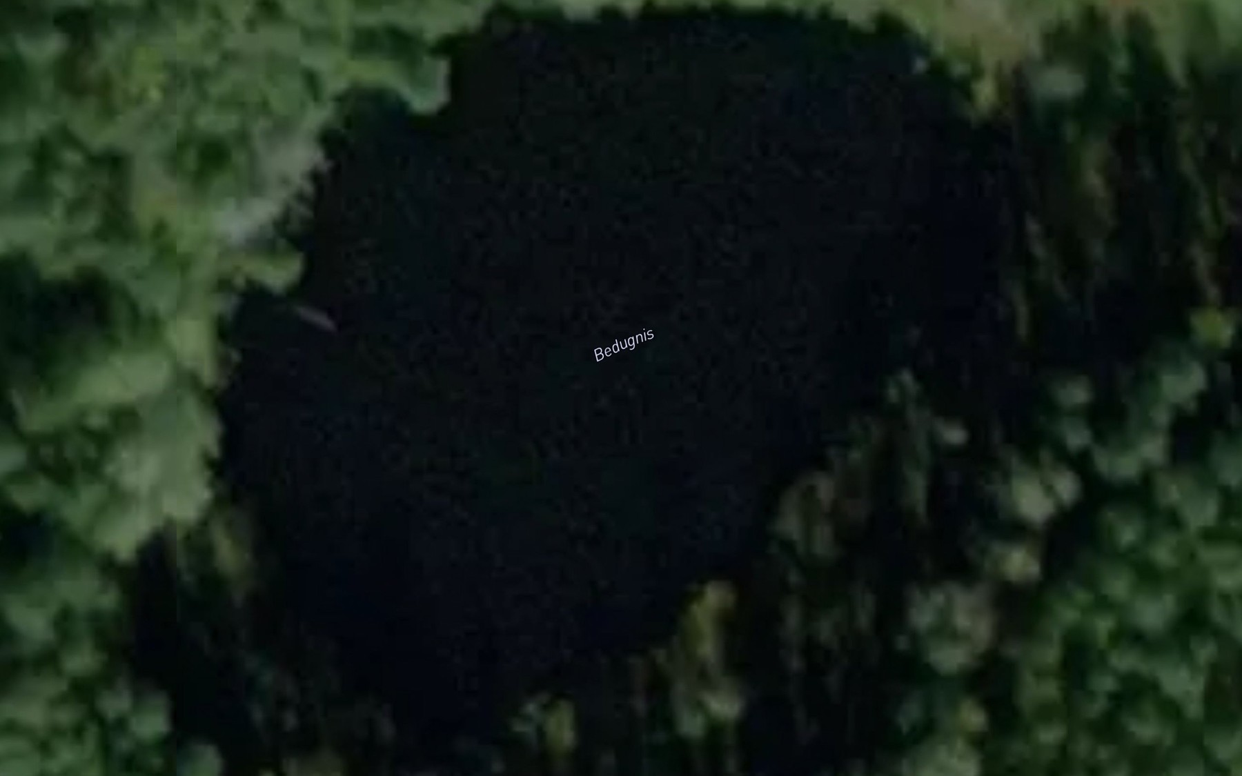 Satellite map of the Ezeras Bedugnis