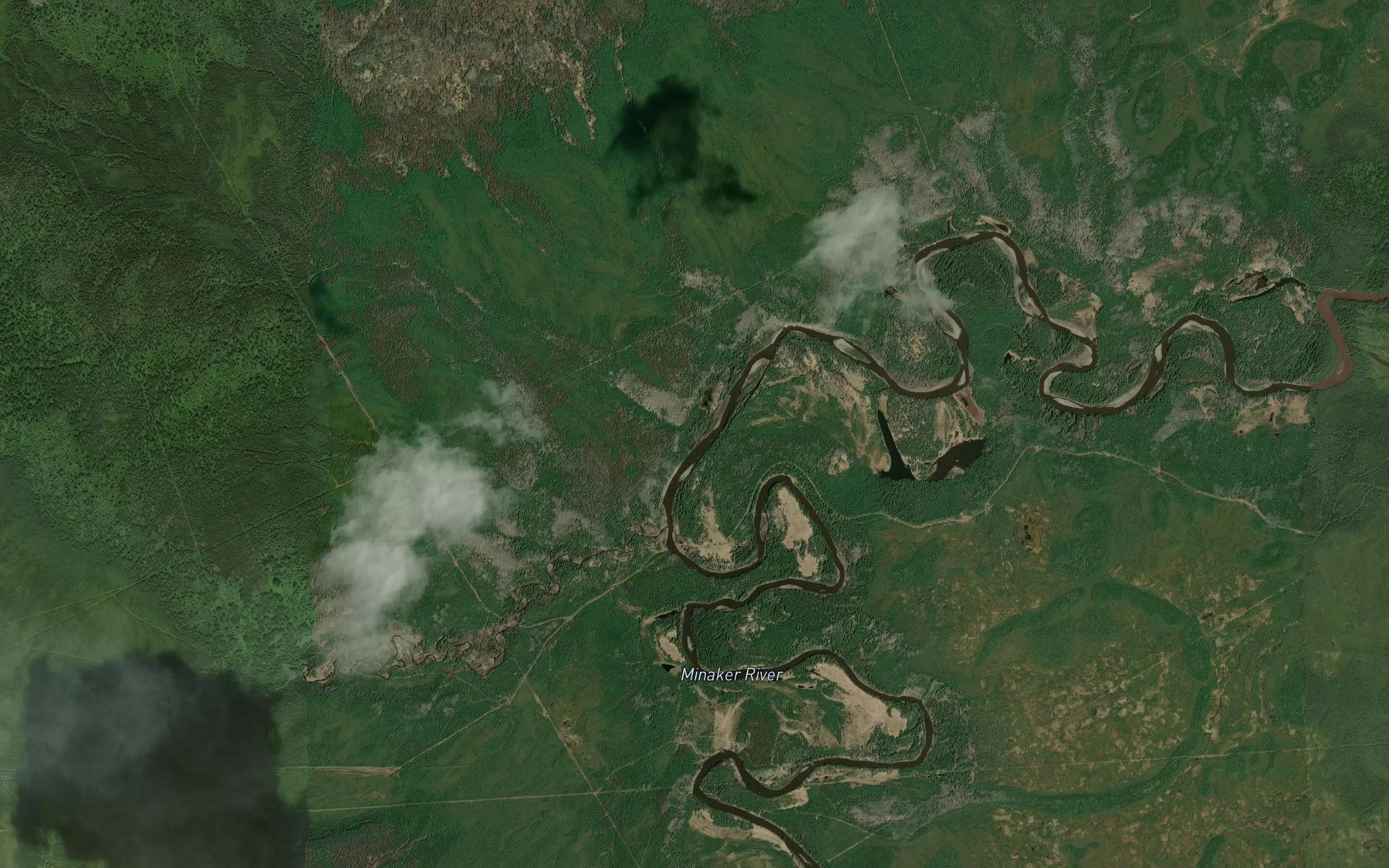 Satellite map of the Chuchitzeny Creek