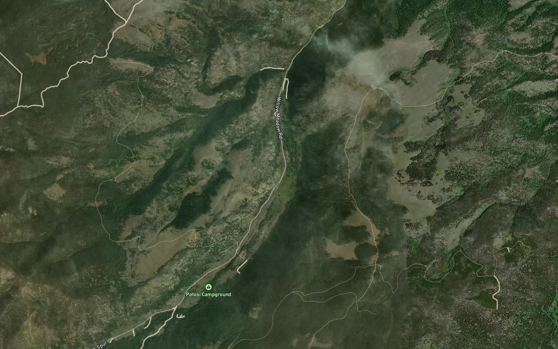 Satellite map of the 02S02W07CAB_08 Spring