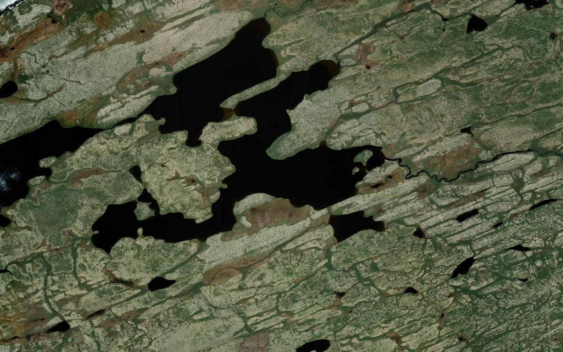 Satellite map of the Lac Semonville