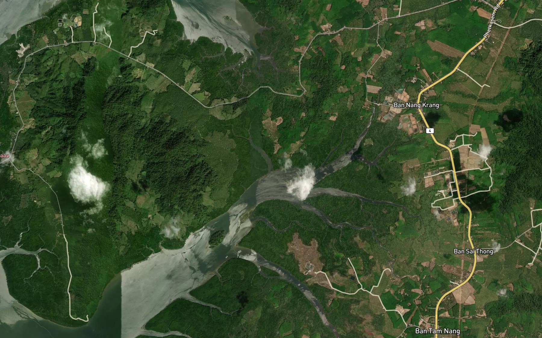 Satellite map of the Khlong Hin Thak