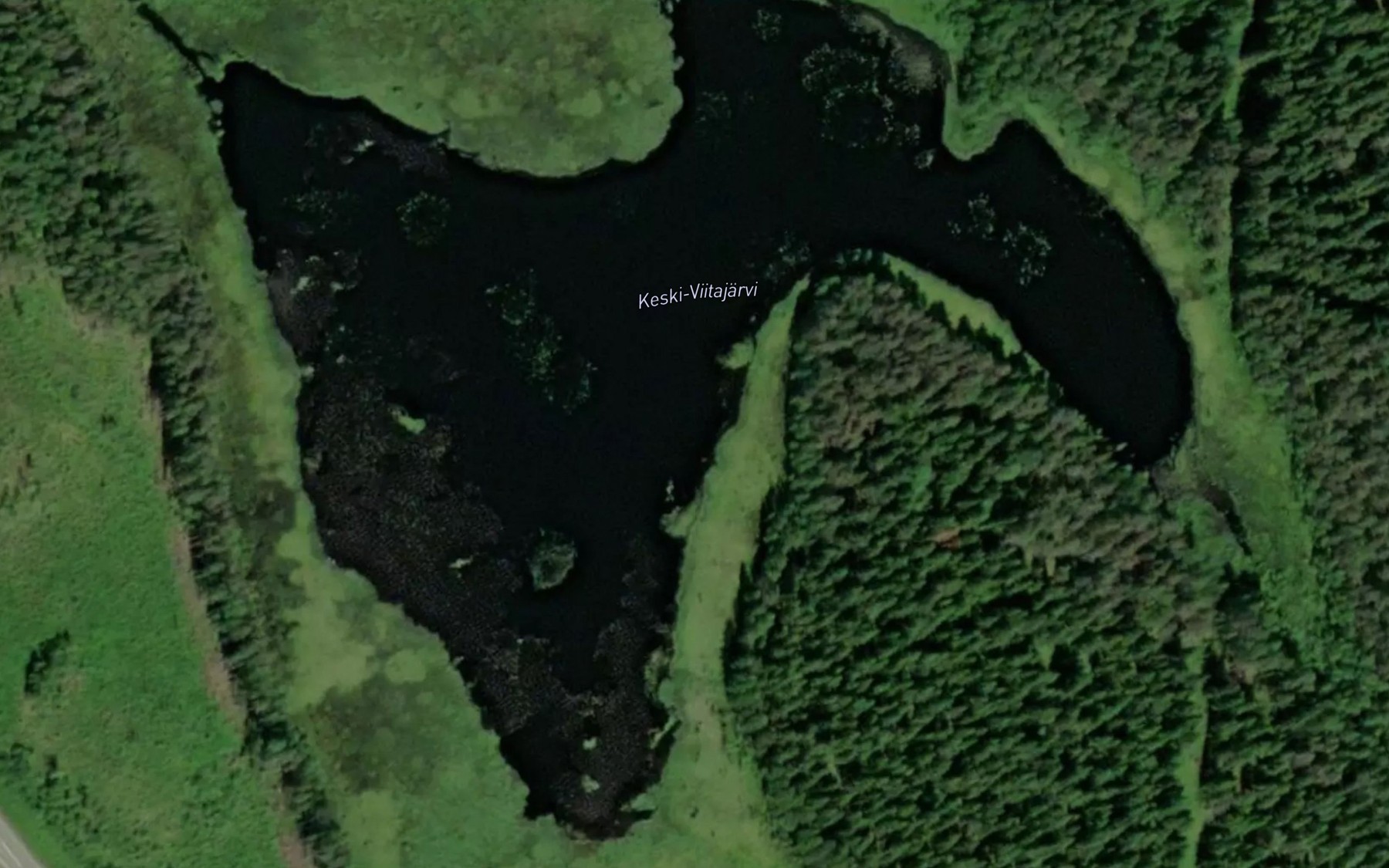 Satellite map of the Keski-Viitajarvi
