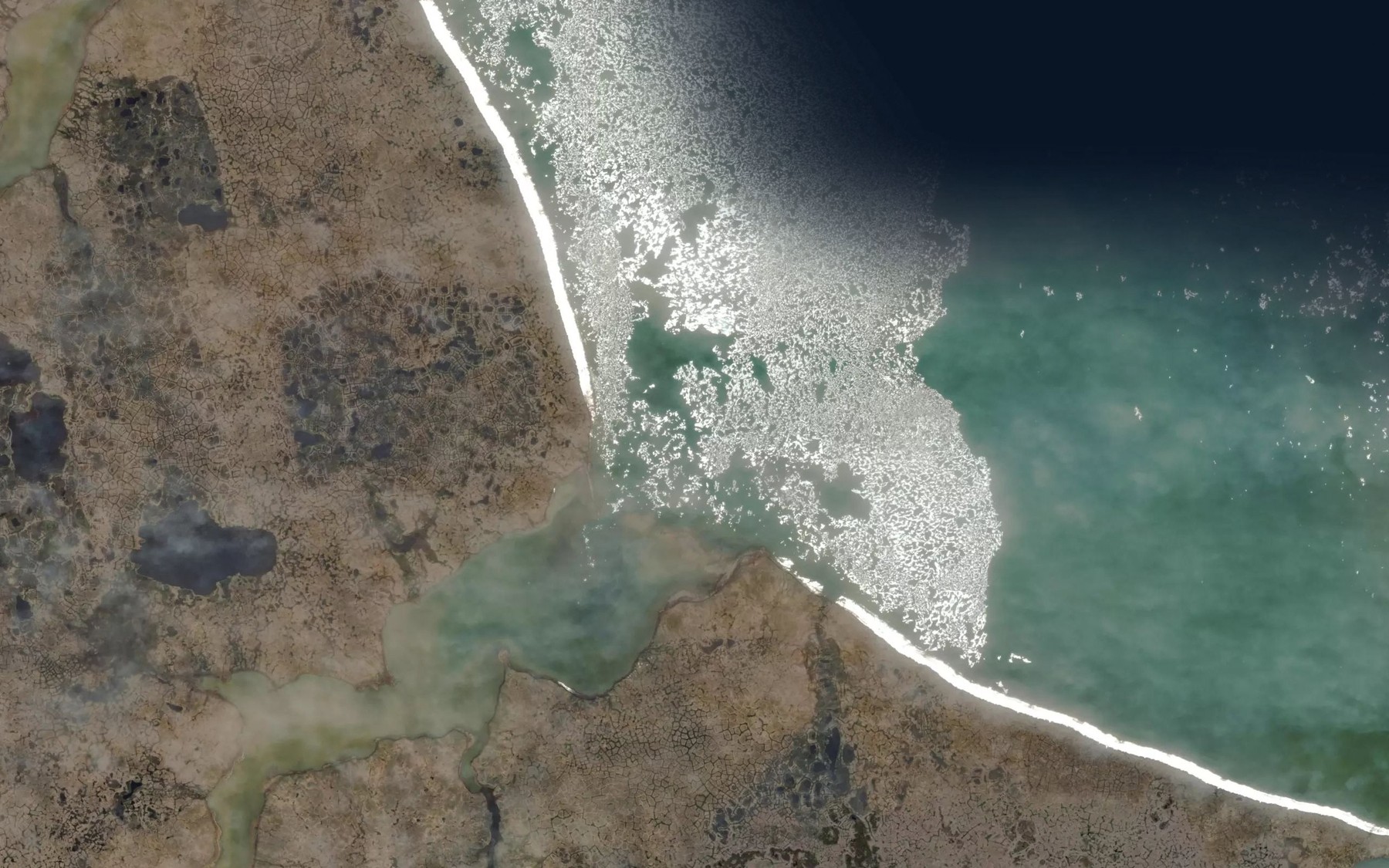 Satellite map of the Ikpik Slough