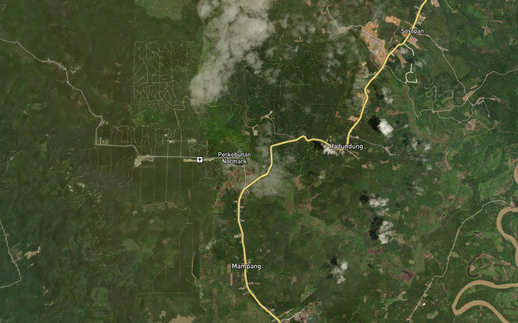 Satellite map of the Aek Labu