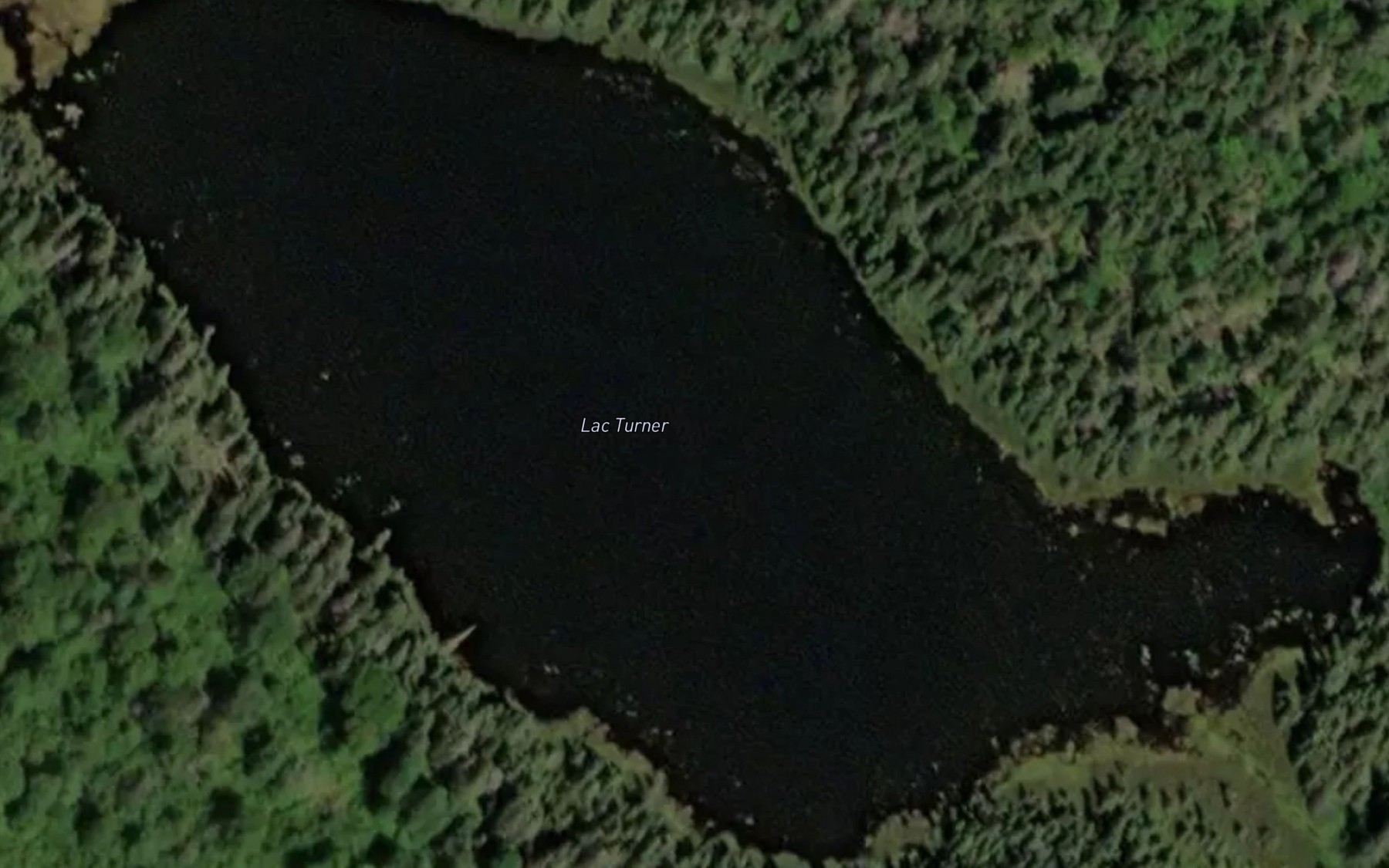Satellite map of the Lac Turner