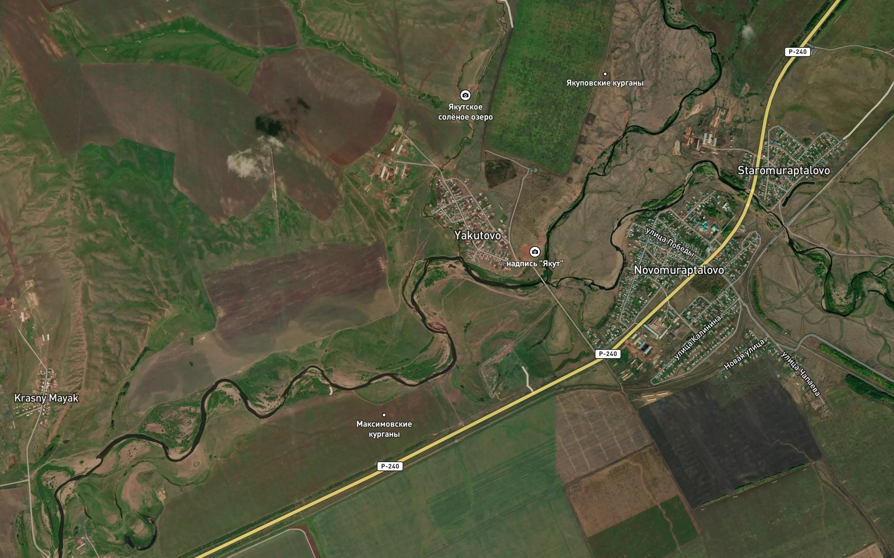 Satellite map of the Kazlair