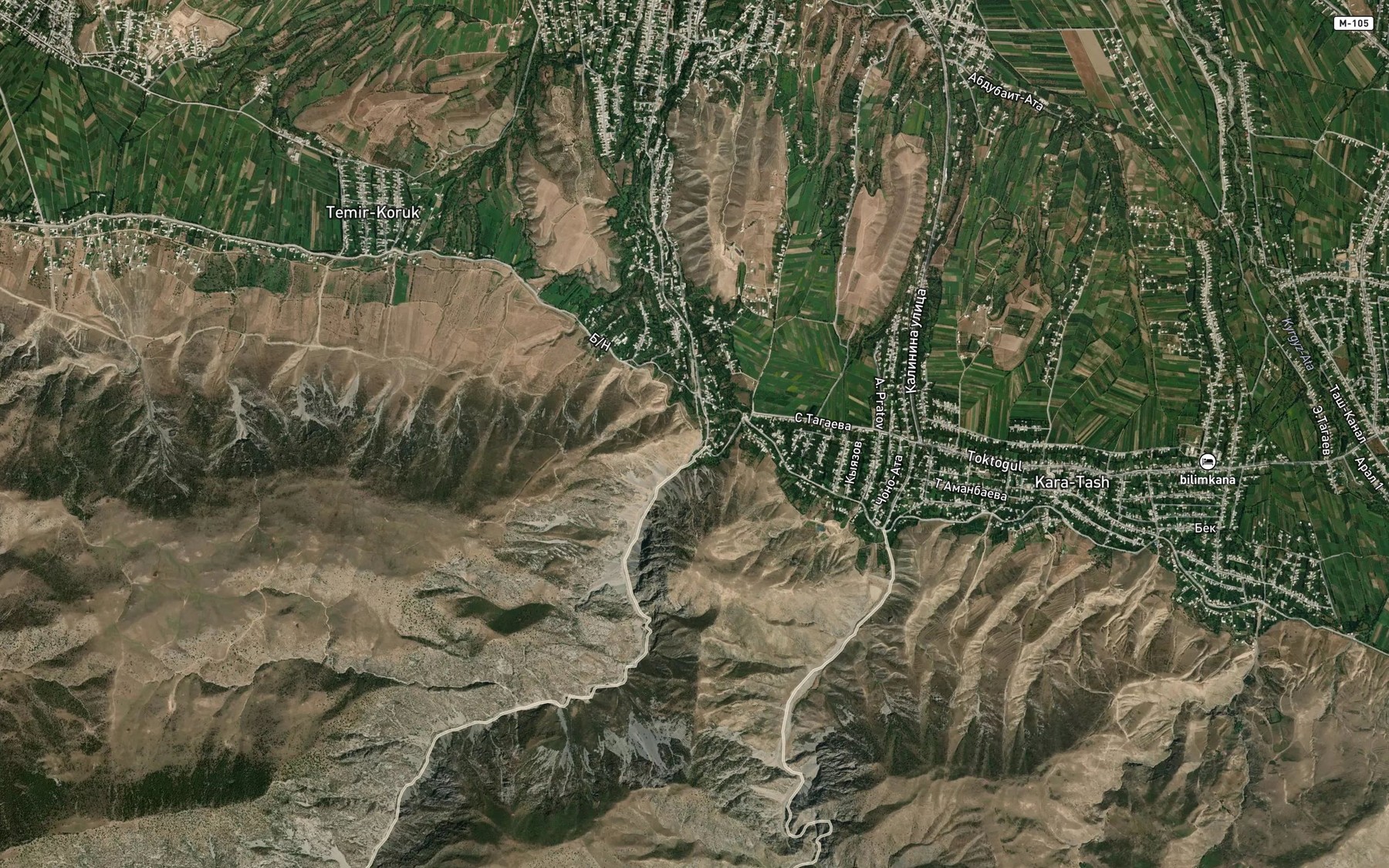 Satellite map of the Chashma