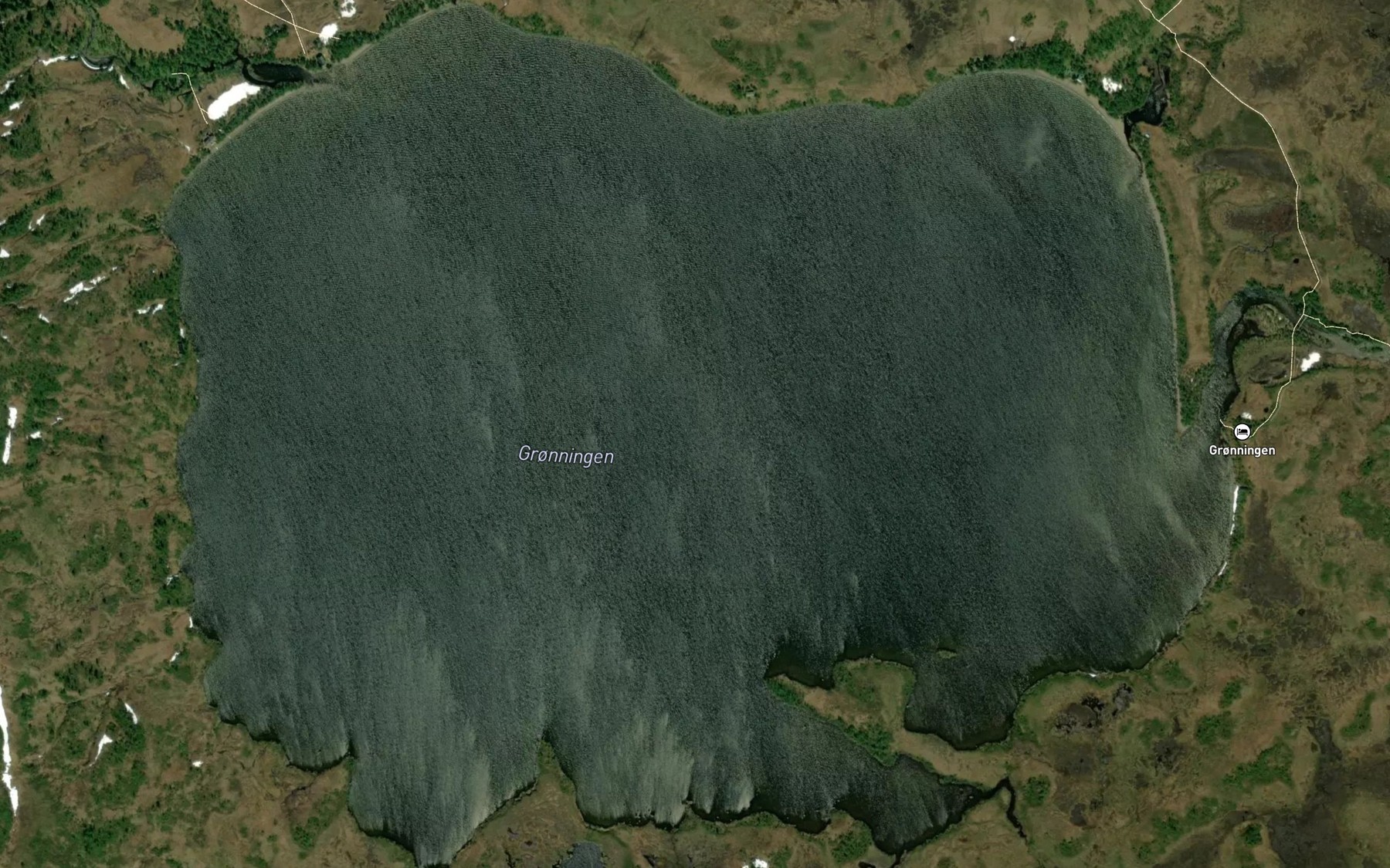 Satellite map of the Gronningen