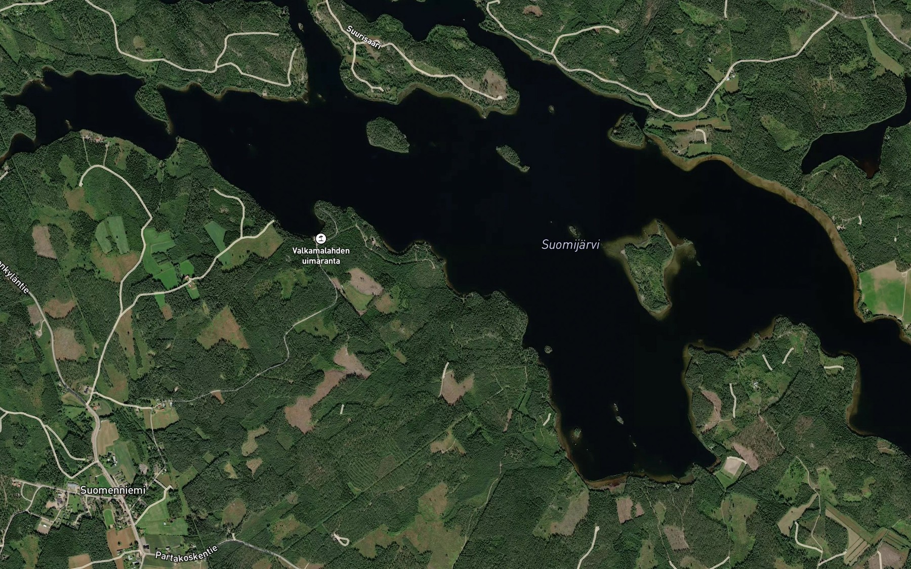 Satellite map of the Kotalahti