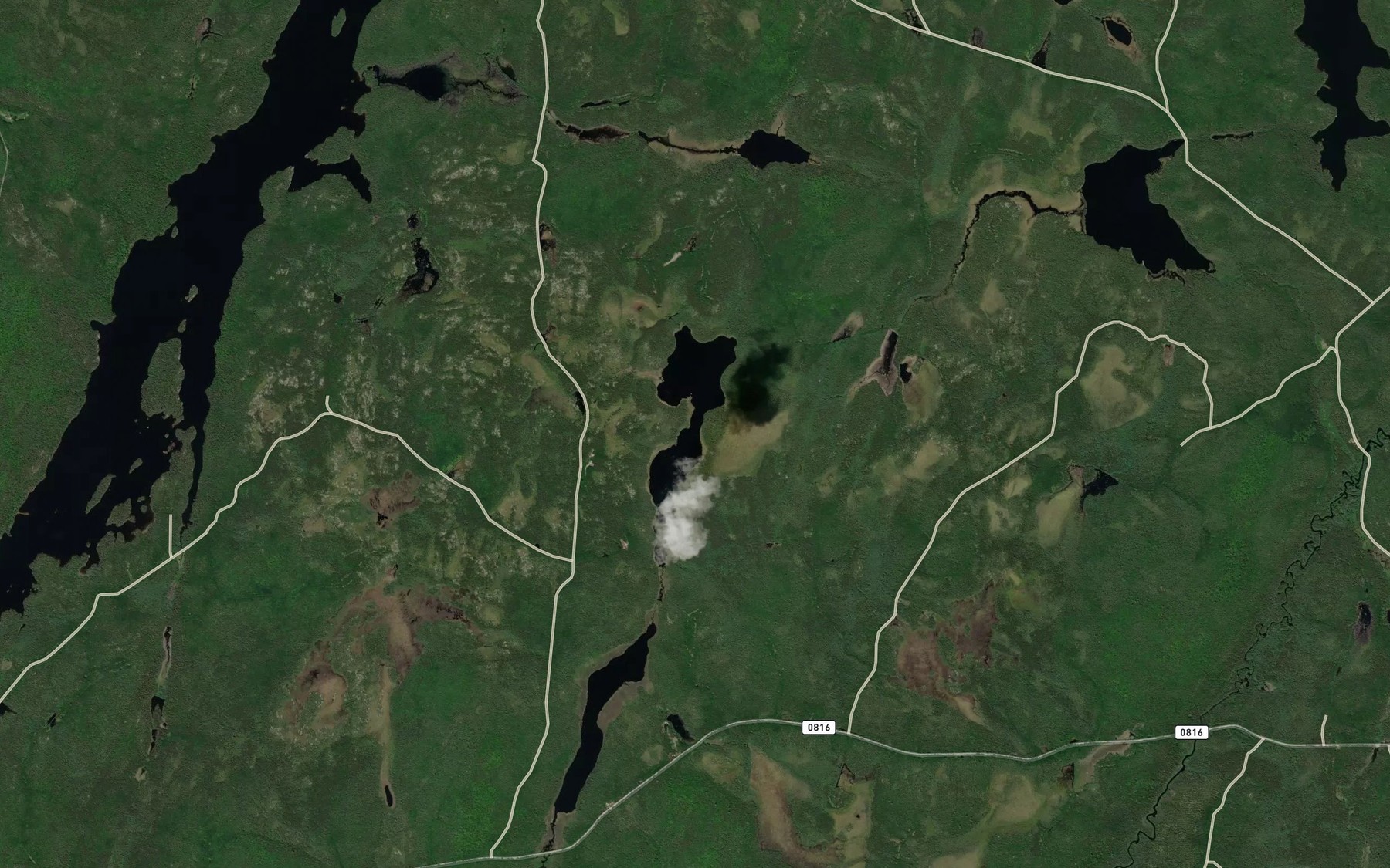 Satellite map of the Lac Top