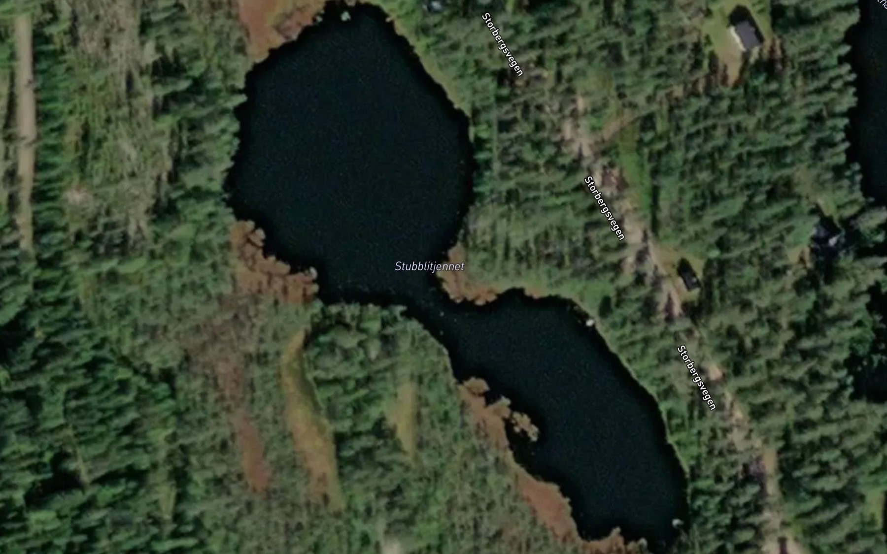 Satellite map of the Stubblitjennet