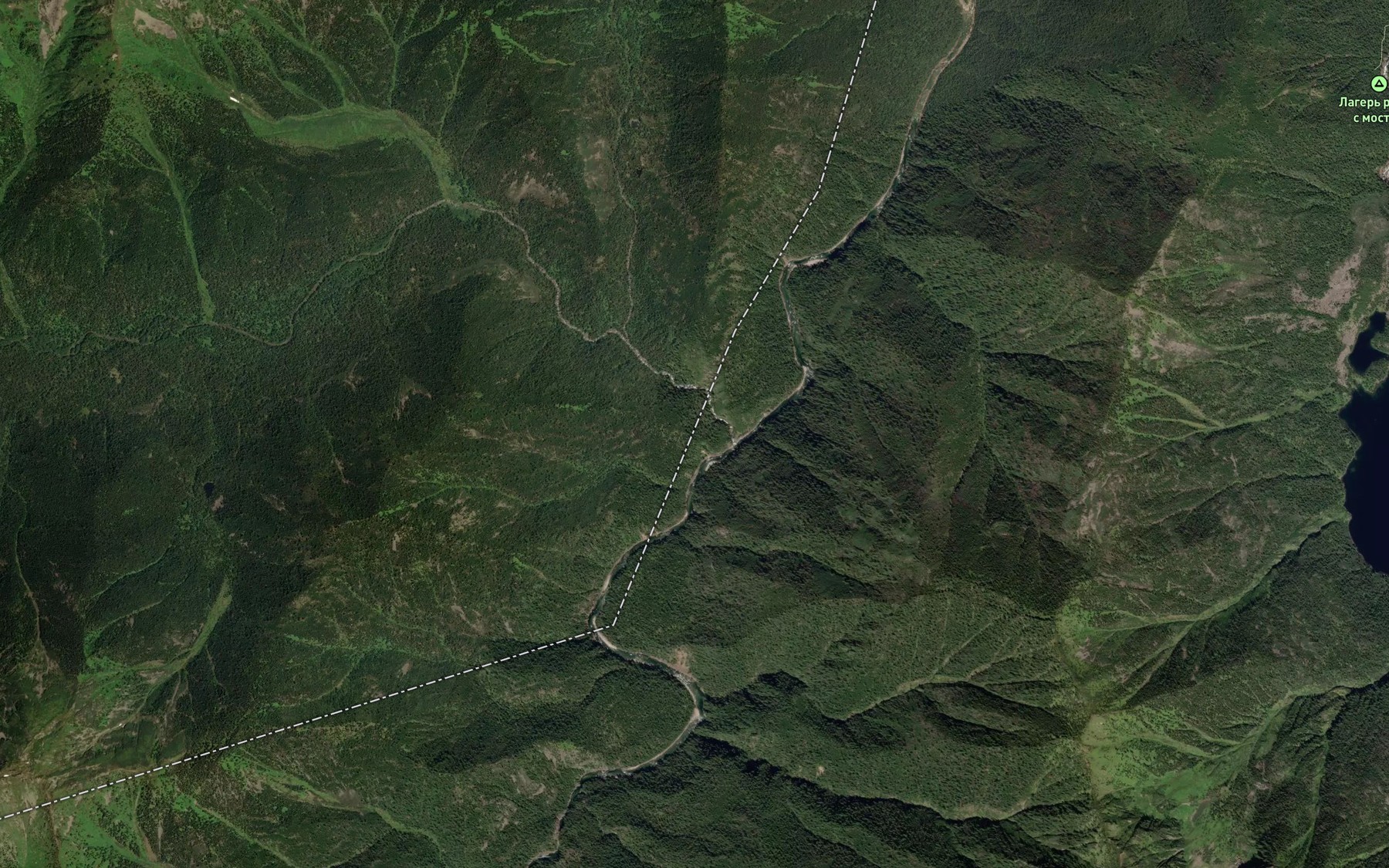 Satellite map of the Chernushka