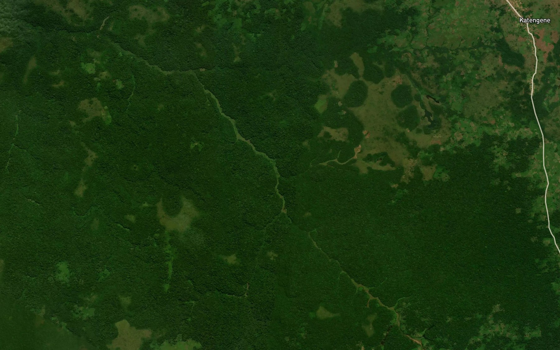 Satellite map of the Katoka