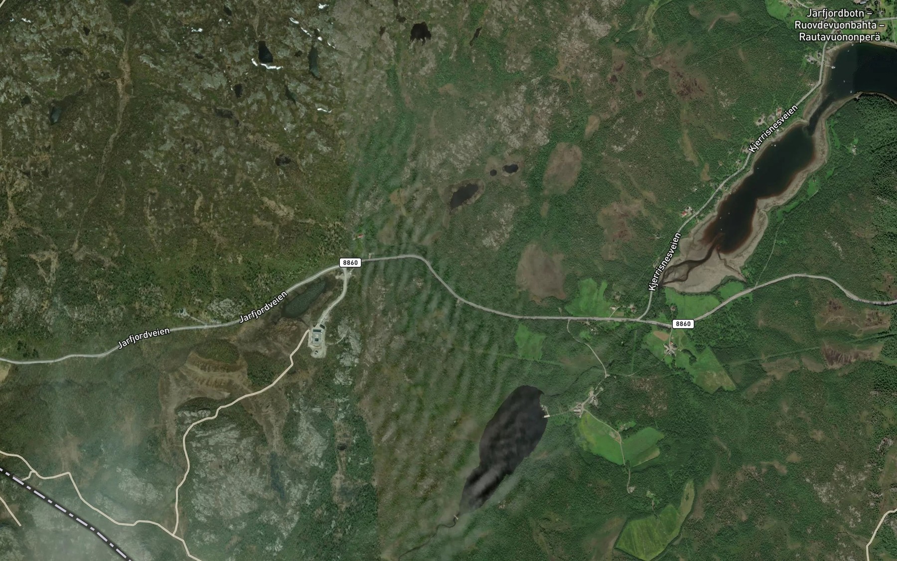 Satellite map of the Svingbekken