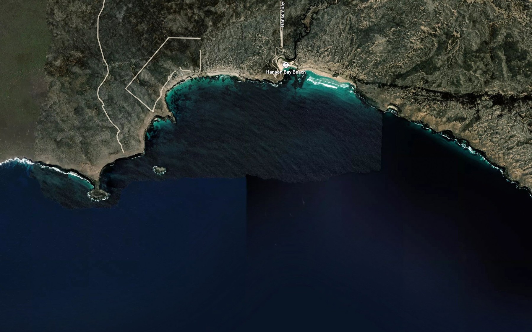 Satellite map of the South West River